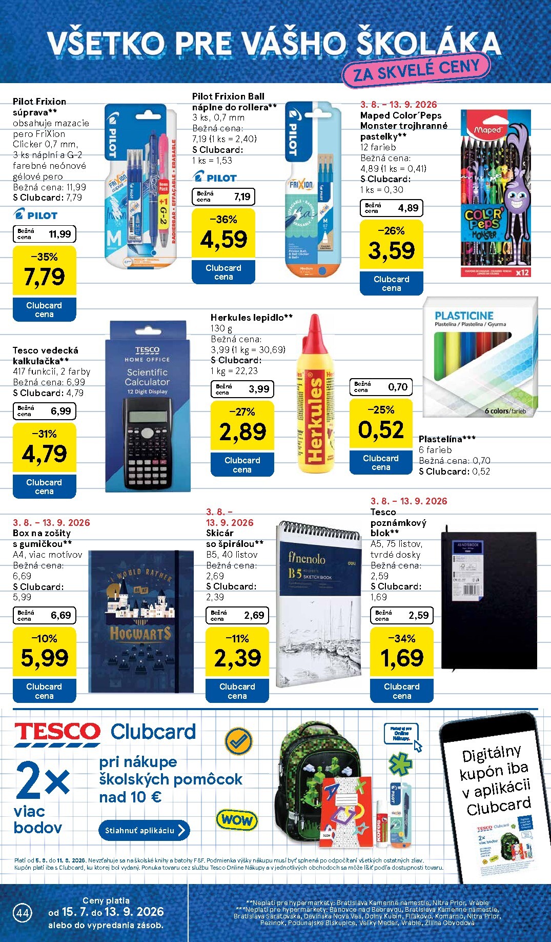 tesco - Nový Tesco leták od stredy, 05.08.2026 do utorka, 11.08.2026 - page: 44