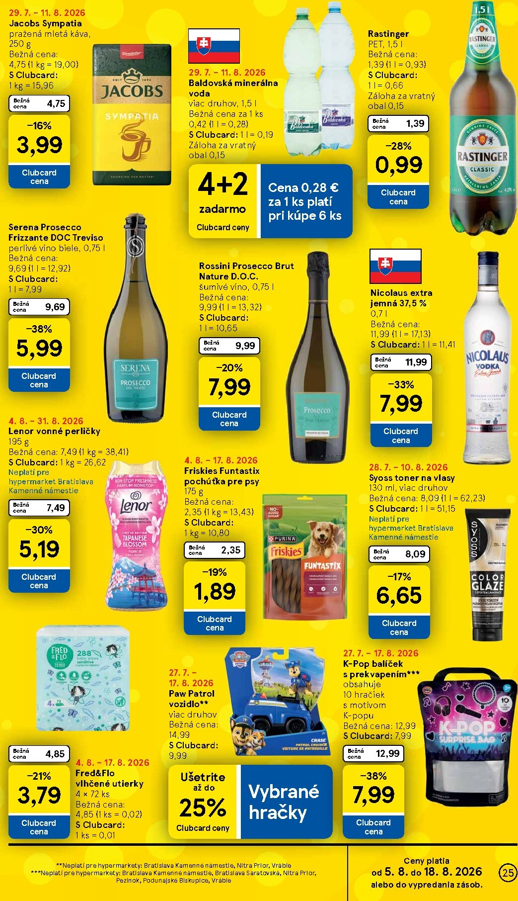 tesco - Nový Tesco leták od stredy, 05.08.2026 do utorka, 11.08.2026 - page: 25