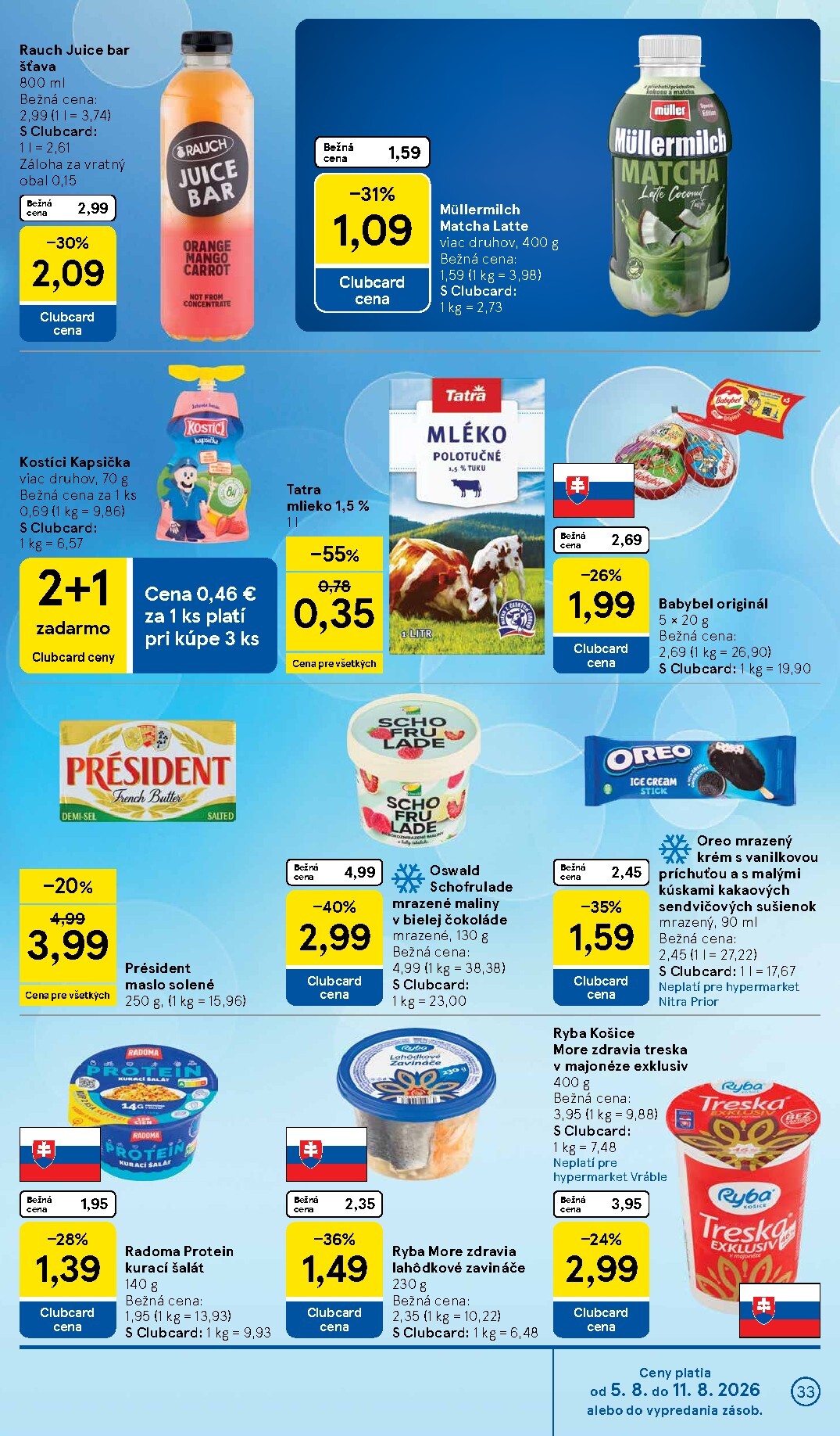 tesco - Nový Tesco leták od stredy, 05.08.2026 do utorka, 11.08.2026 - page: 33