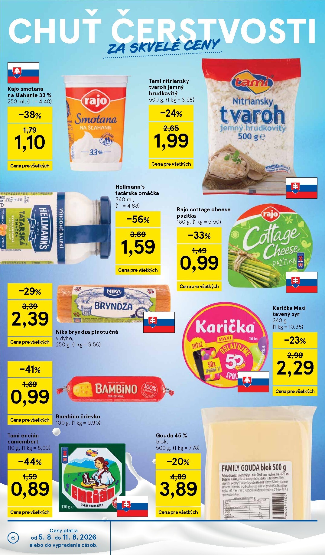 tesco - Nový Tesco leták od stredy, 05.08.2026 do utorka, 11.08.2026 - page: 6