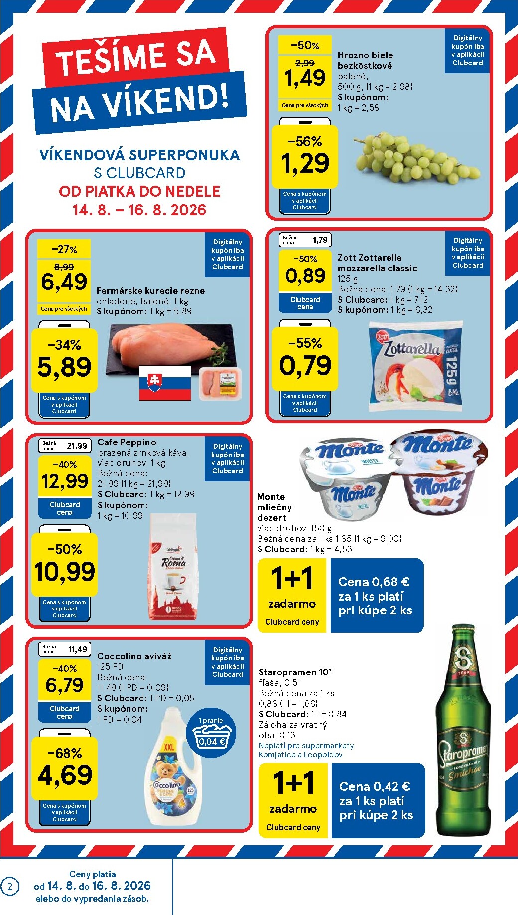 tesco - Nový Tesco supermarket leták od stredy, 12.08.2026 do utorka, 18.08.2026 - page: 2
