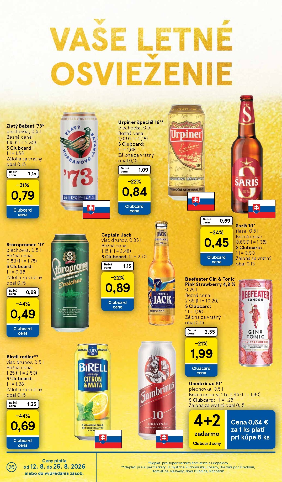 tesco - Nový Tesco supermarket leták od stredy, 12.08.2026 do utorka, 18.08.2026 - page: 26