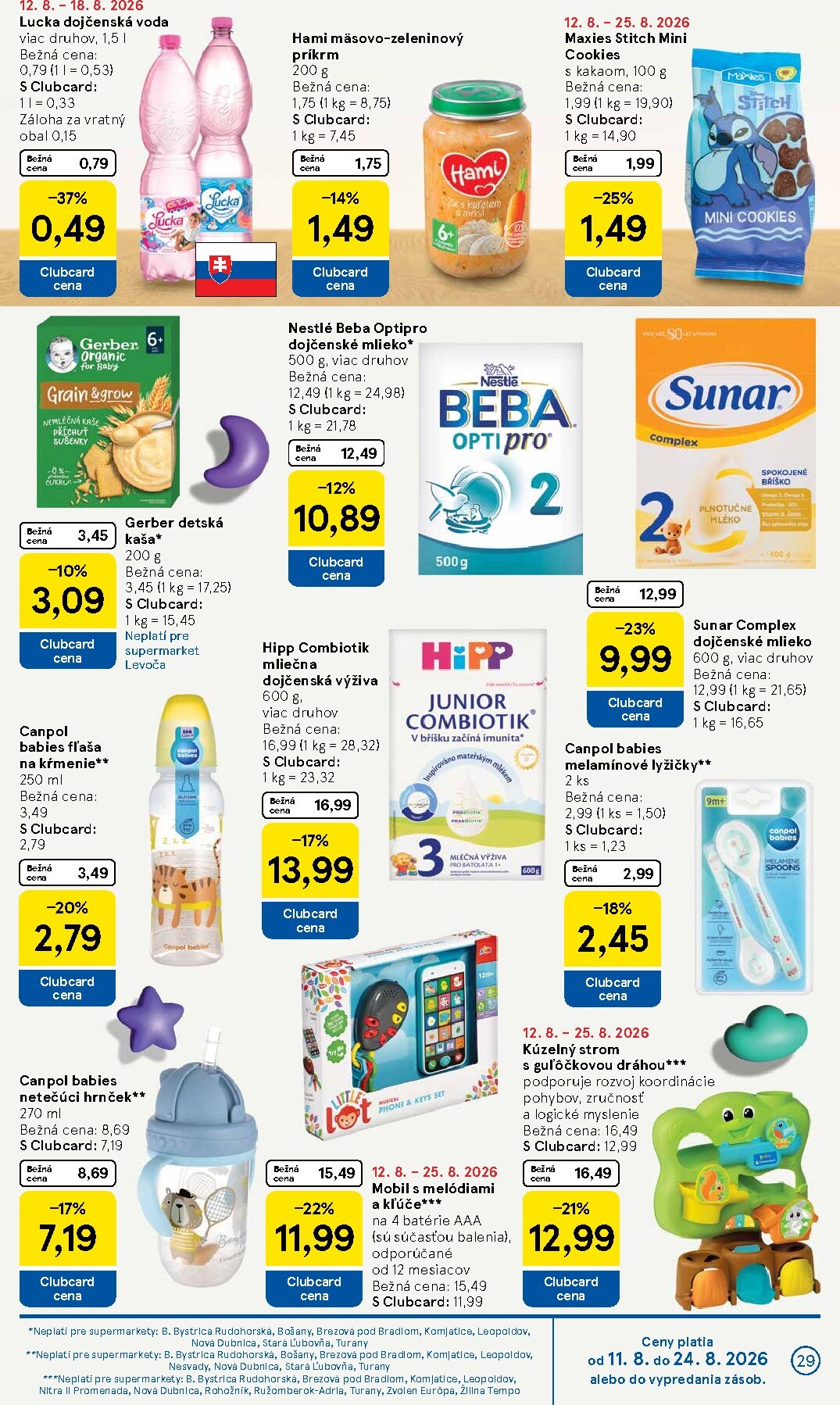 tesco - Nový Tesco supermarket leták od stredy, 12.08.2026 do utorka, 18.08.2026 - page: 29