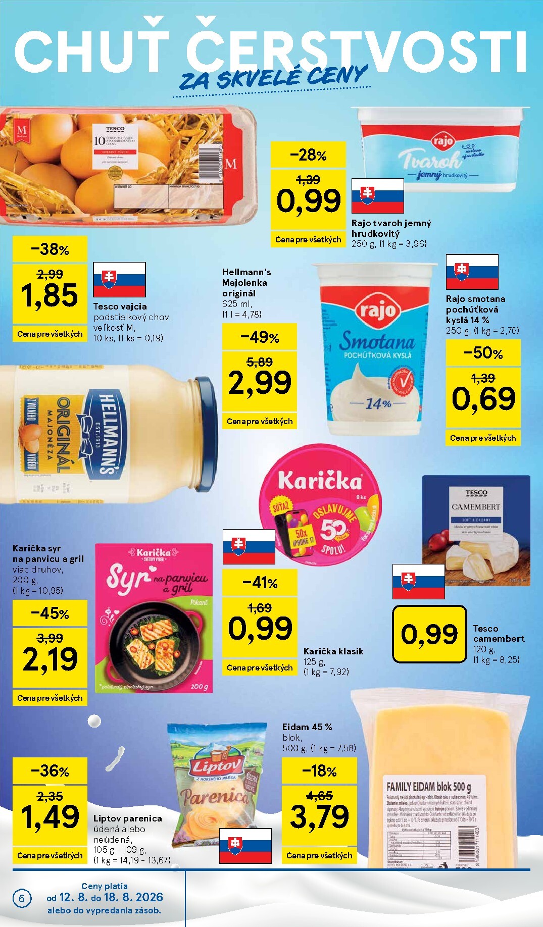tesco - Nový Tesco supermarket leták od stredy, 12.08.2026 do utorka, 18.08.2026 - page: 6