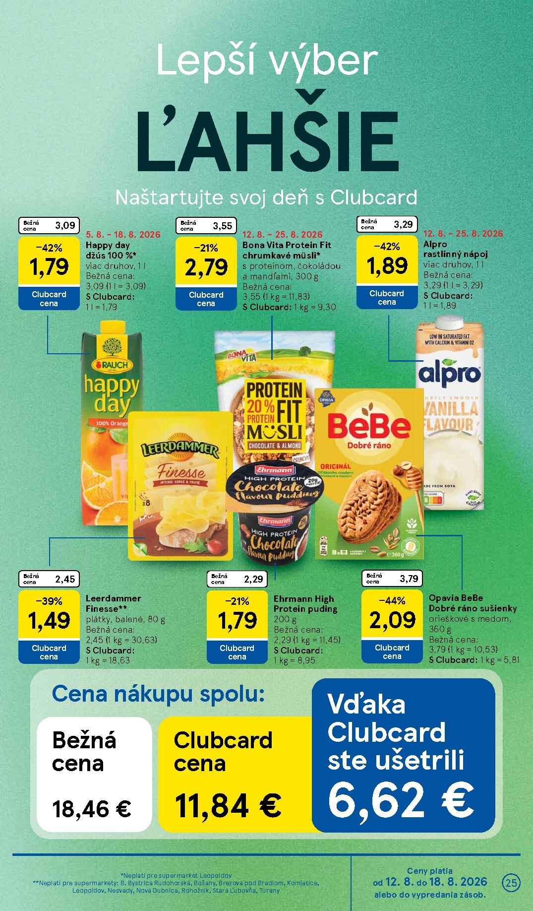 tesco - Nový Tesco supermarket leták od stredy, 12.08.2026 do utorka, 18.08.2026 - page: 25