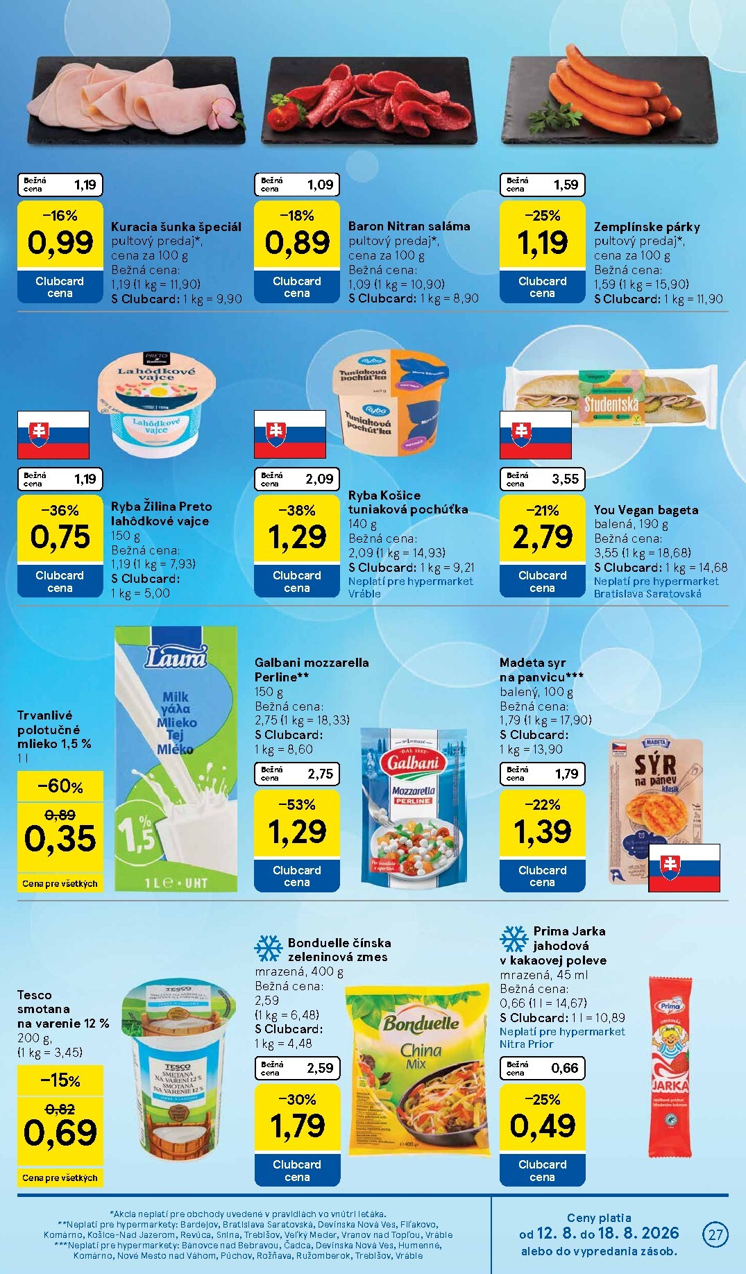 tesco - Nový Tesco leták od stredy, 12.08.2026 do utorka, 18.08.2026 - page: 27