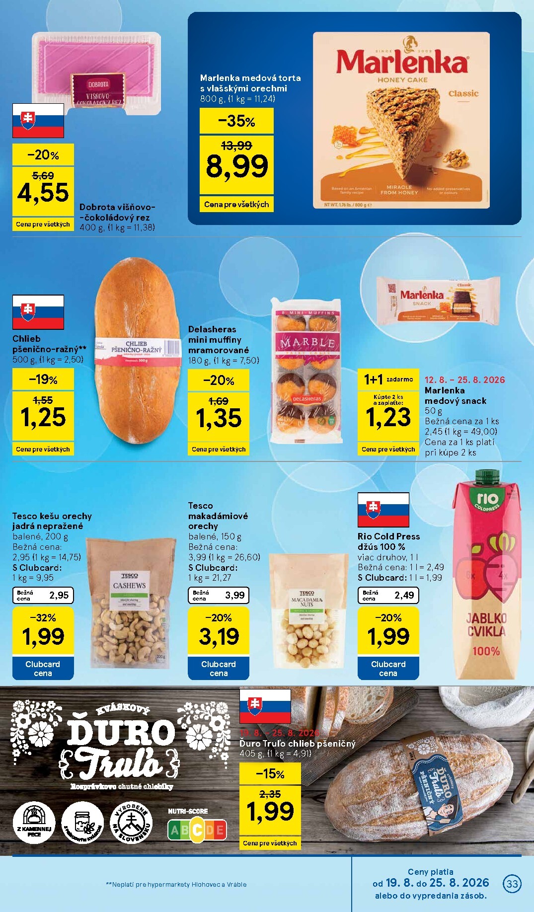 tesco - Nový Tesco leták od stredy, 19.08.2026 do utorka, 25.08.2026 - page: 33