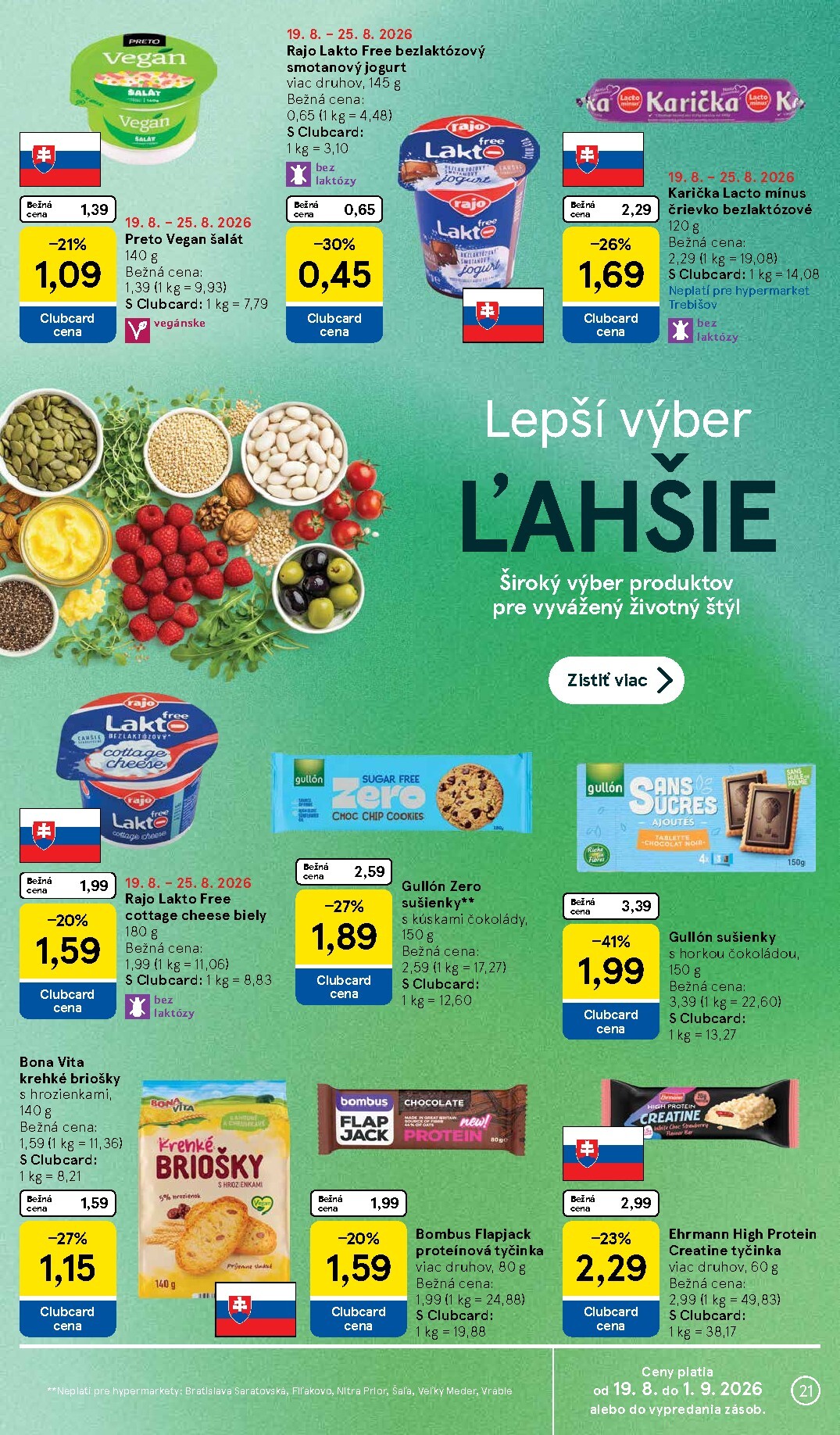 tesco - Nový Tesco leták od stredy, 19.08.2026 do utorka, 25.08.2026 - page: 21