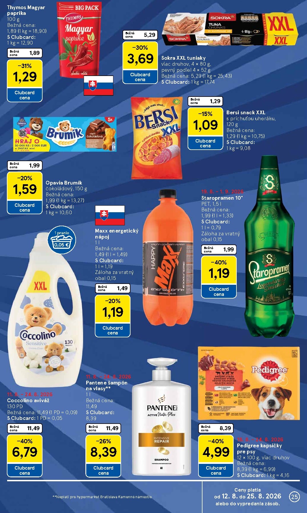 tesco - Nový Tesco leták od stredy, 19.08.2026 do utorka, 25.08.2026 - page: 25