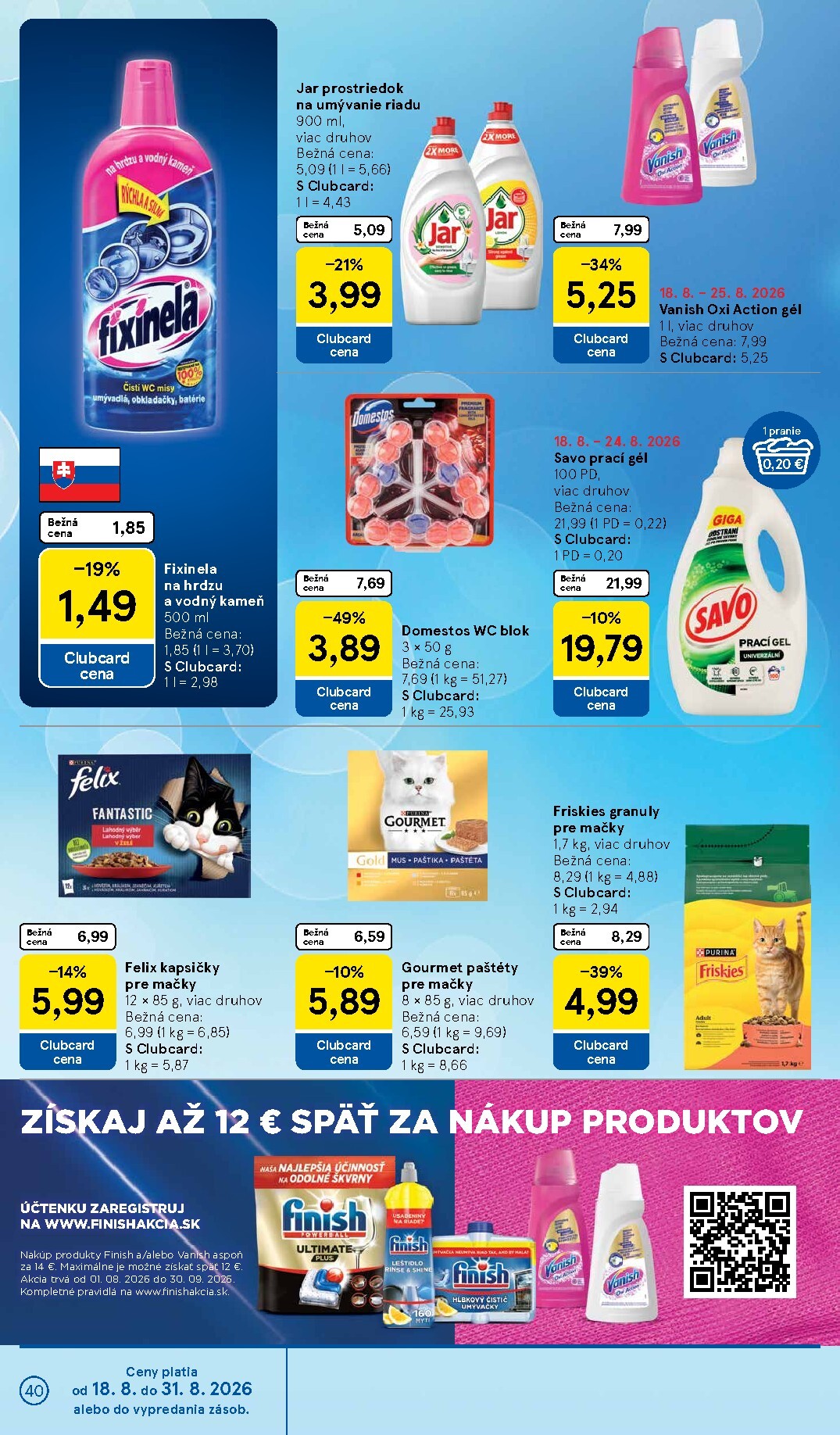tesco - Nový Tesco leták od stredy, 19.08.2026 do utorka, 25.08.2026 - page: 40