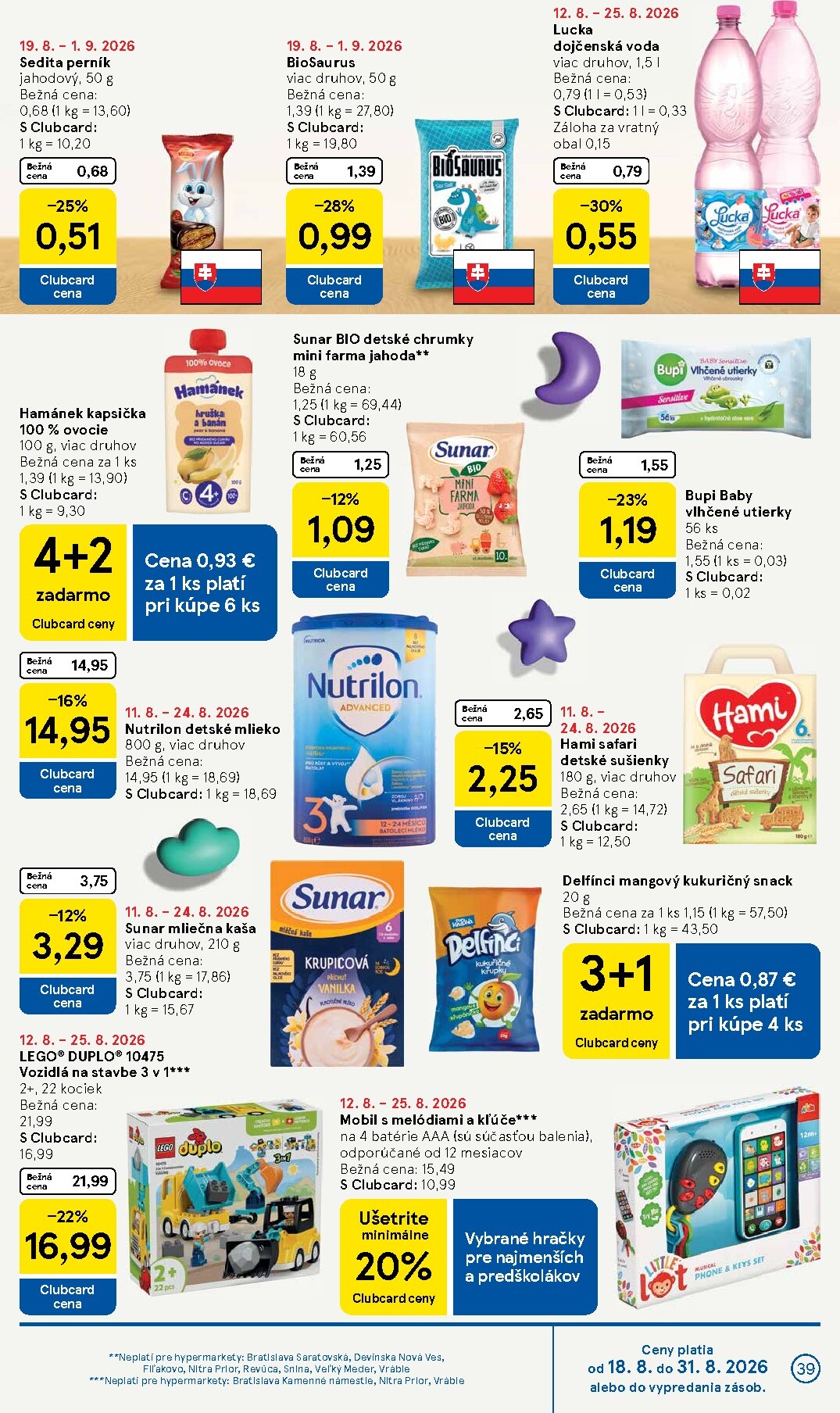 tesco - Nový Tesco leták od stredy, 19.08.2026 do utorka, 25.08.2026 - page: 39