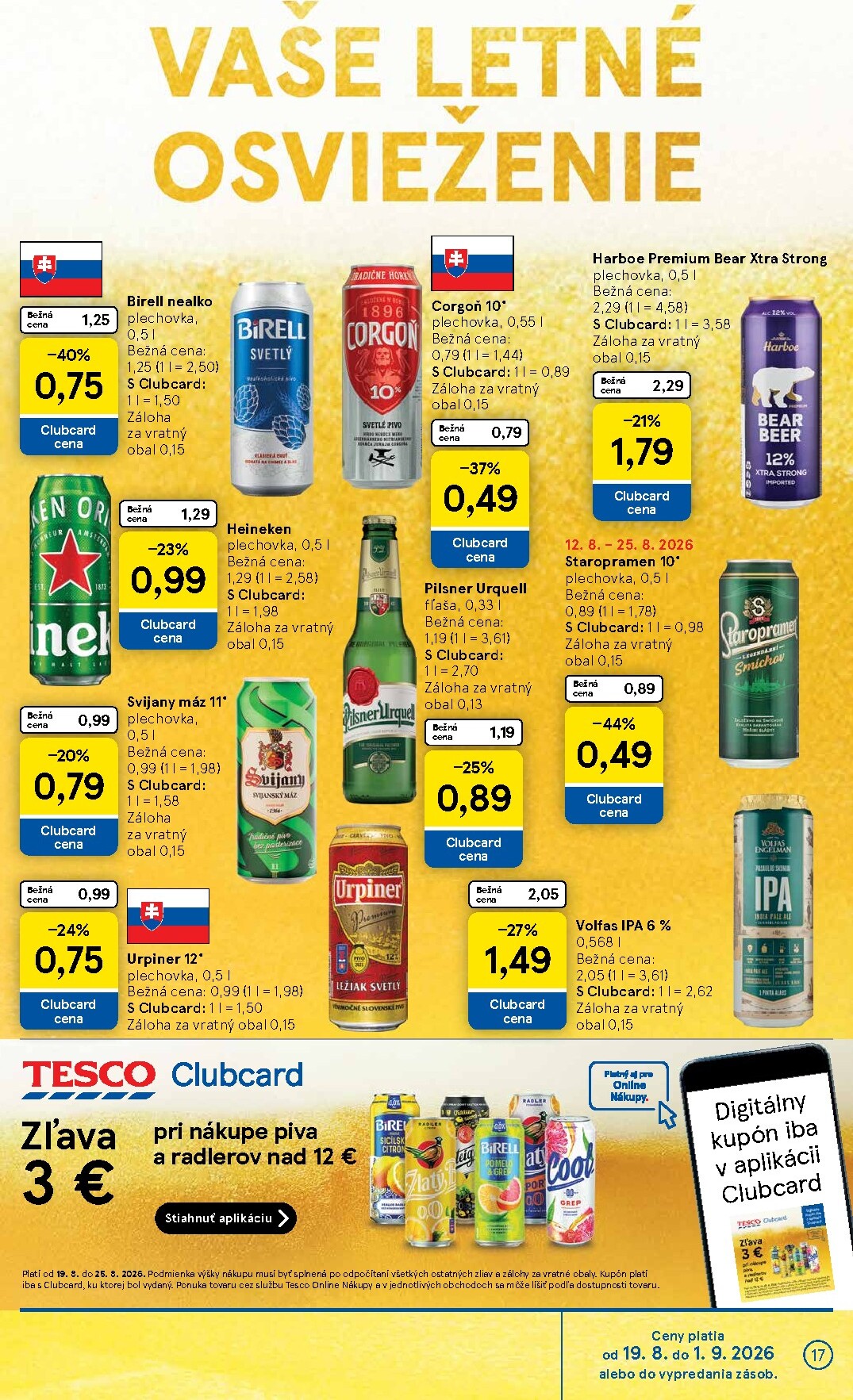 tesco - Nový Tesco leták od stredy, 19.08.2026 do utorka, 25.08.2026 - page: 17
