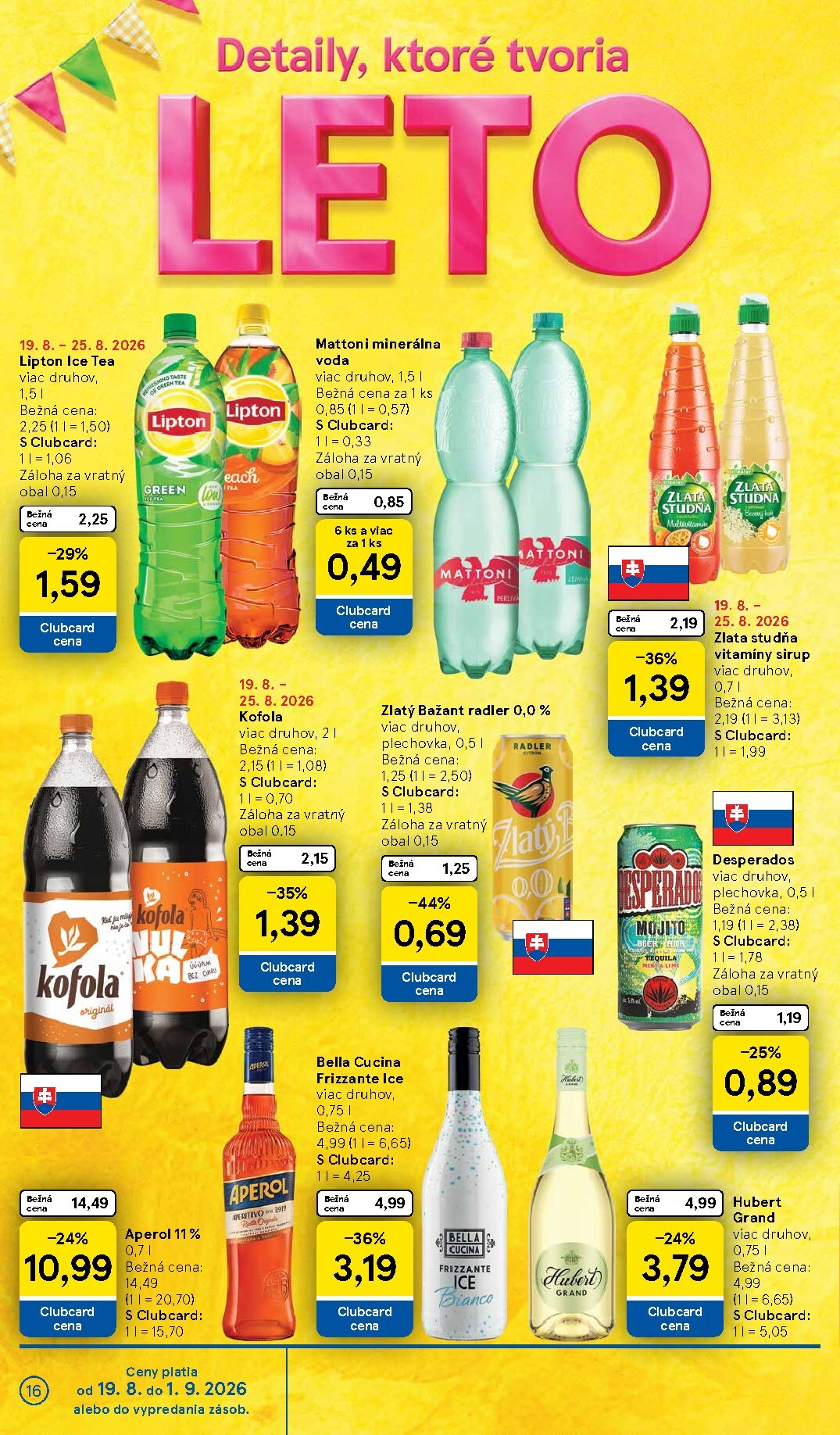 tesco - Nový Tesco leták od stredy, 19.08.2026 do utorka, 25.08.2026 - page: 16