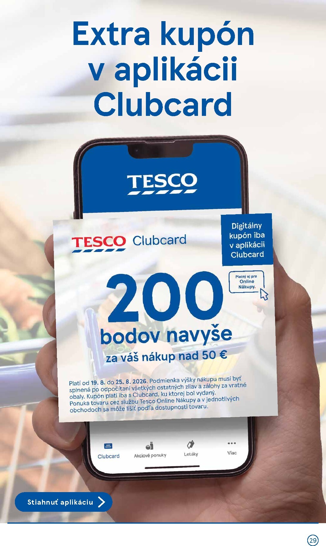 tesco - Nový Tesco supermarket leták od stredy, 19.08.2026 do utorka, 25.08.2026 - page: 29
