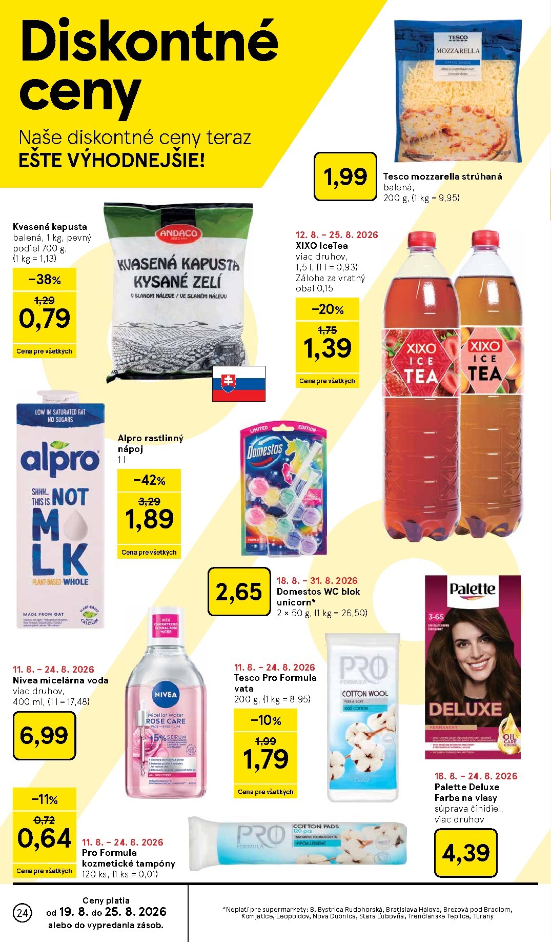 tesco - Nový Tesco supermarket leták od stredy, 19.08.2026 do utorka, 25.08.2026 - page: 24