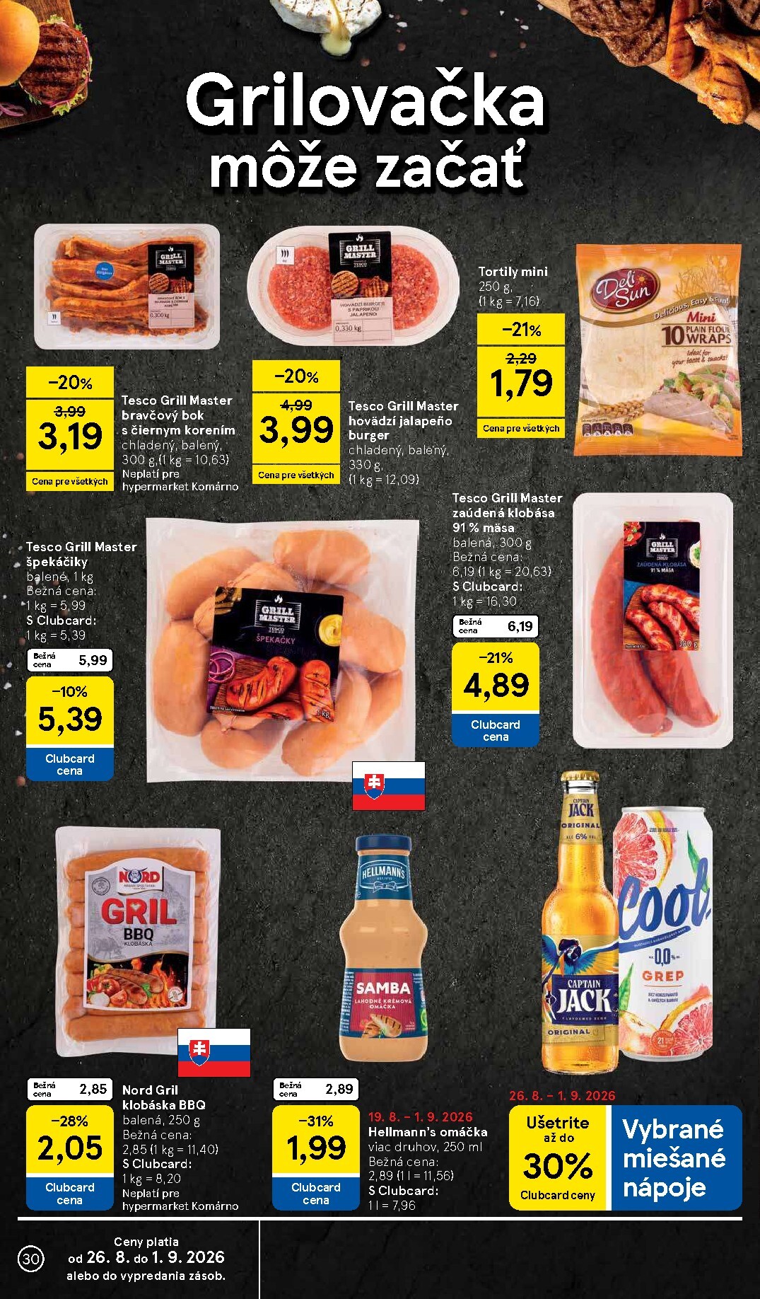 tesco - Nový Tesco leták od stredy, 26.08.2026 do utorka, 01.09.2026 - page: 30