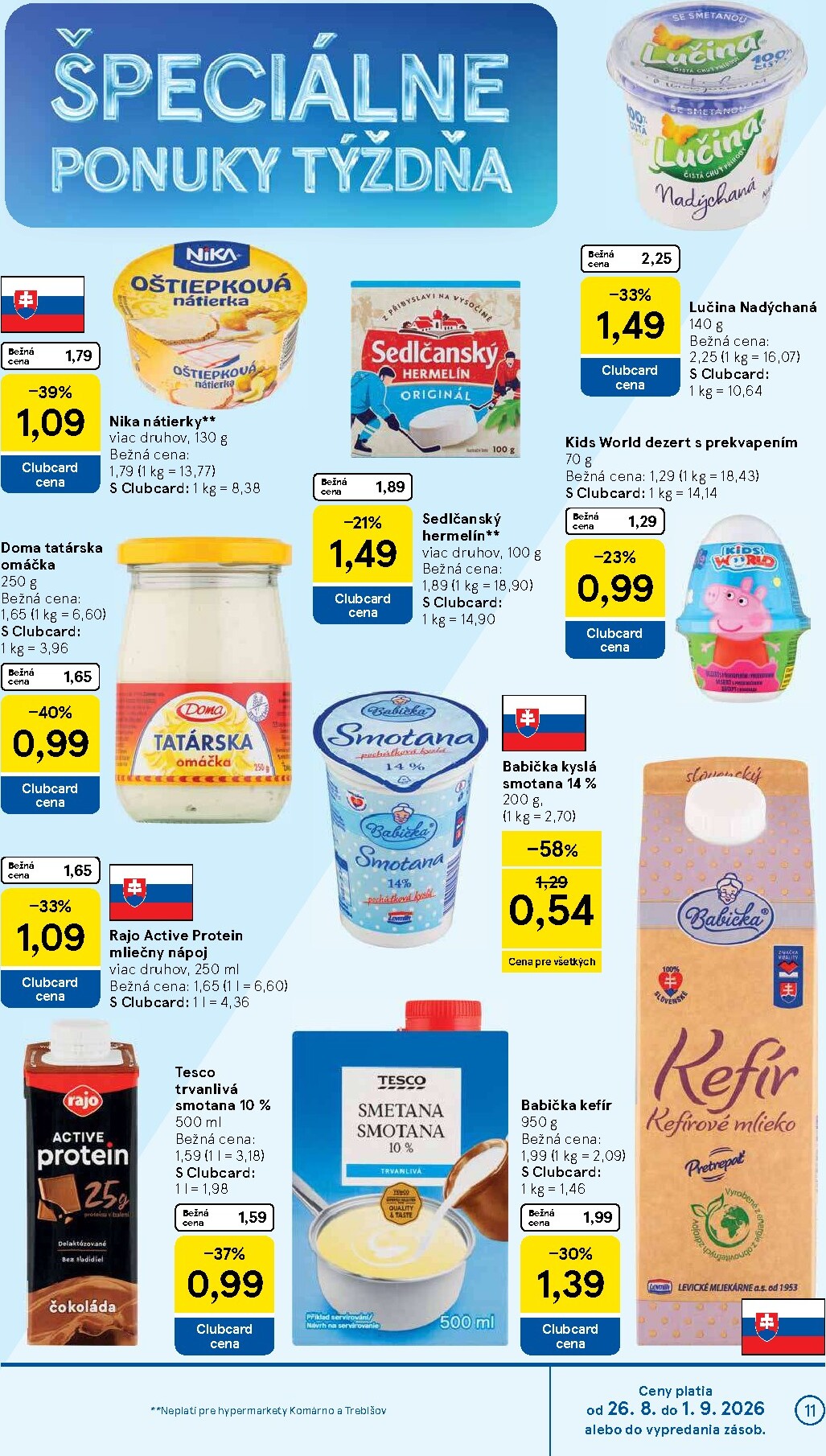 tesco - Nový Tesco leták od stredy, 26.08.2026 do utorka, 01.09.2026 - page: 11