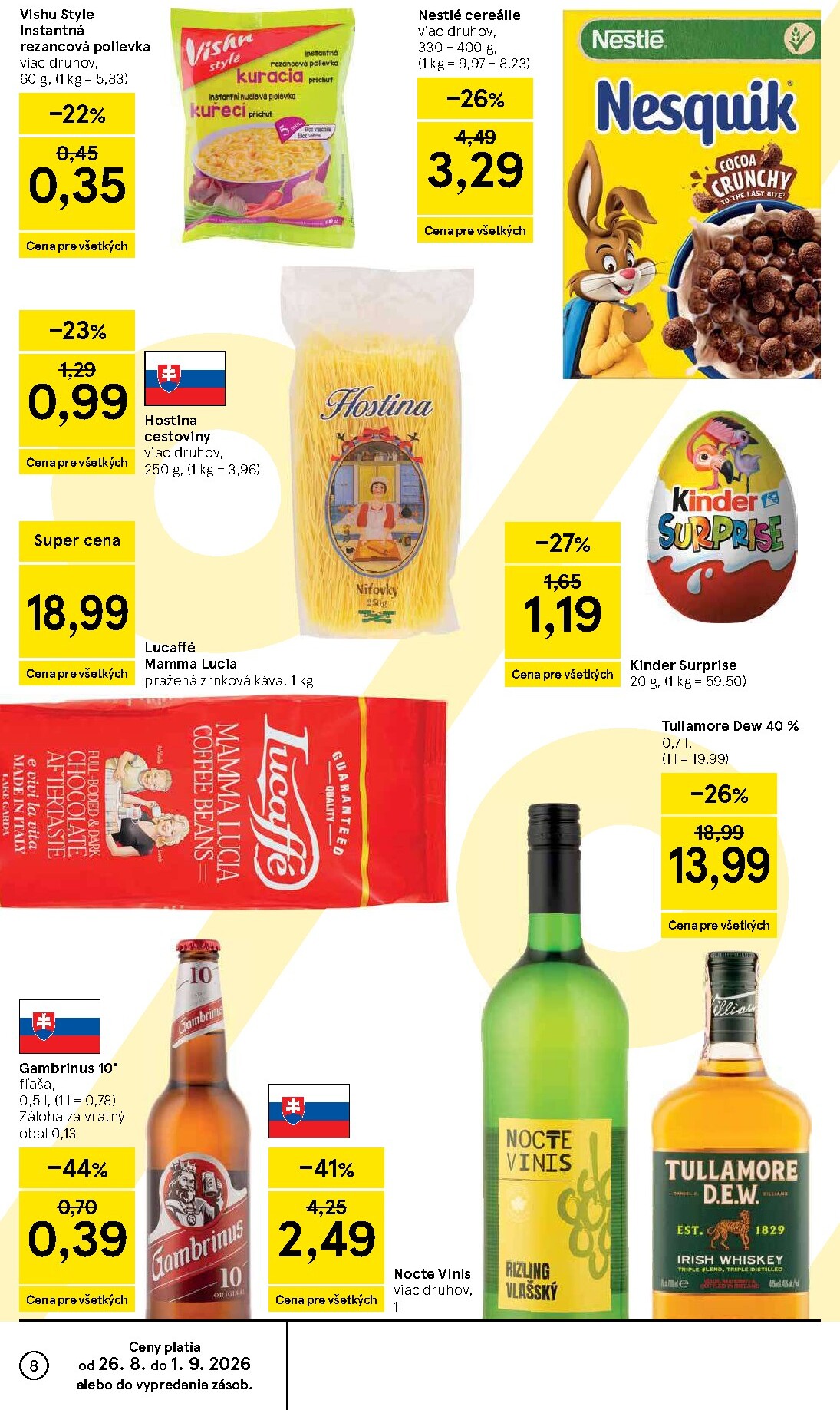 tesco - Nový Tesco leták od stredy, 26.08.2026 do utorka, 01.09.2026 - page: 8