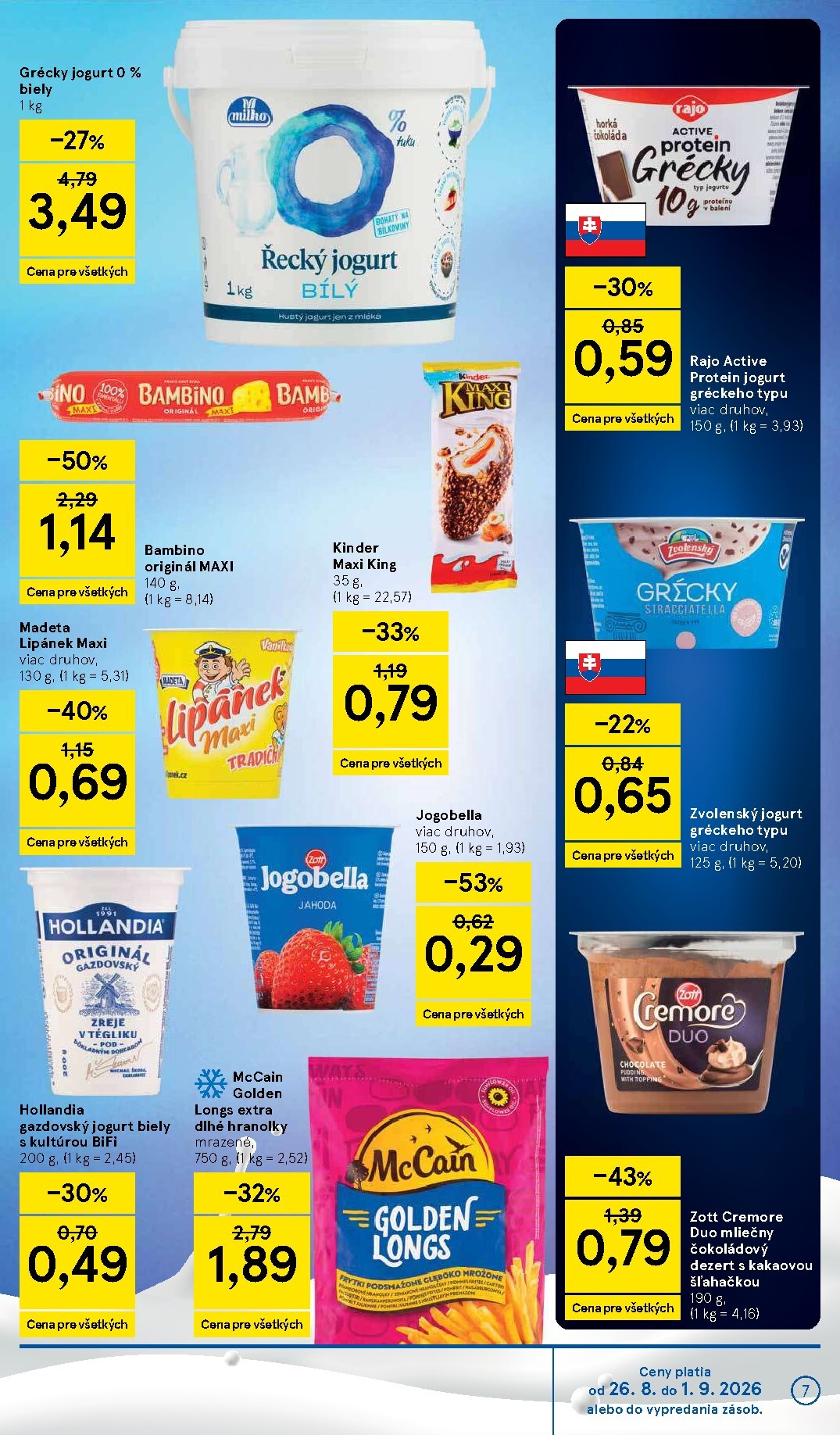 tesco - Nový Tesco leták od stredy, 26.08.2026 do utorka, 01.09.2026 - page: 7
