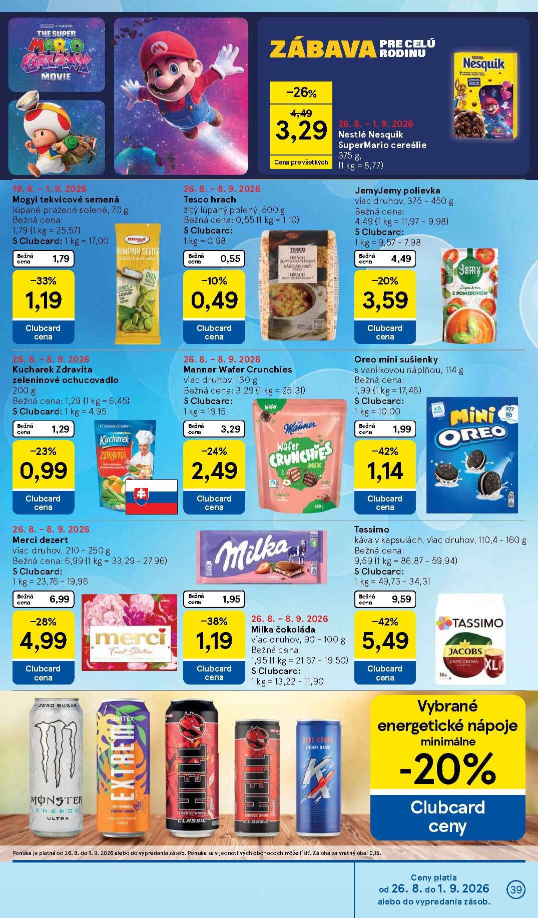 tesco - Nový Tesco leták od stredy, 26.08.2026 do utorka, 01.09.2026 - page: 39