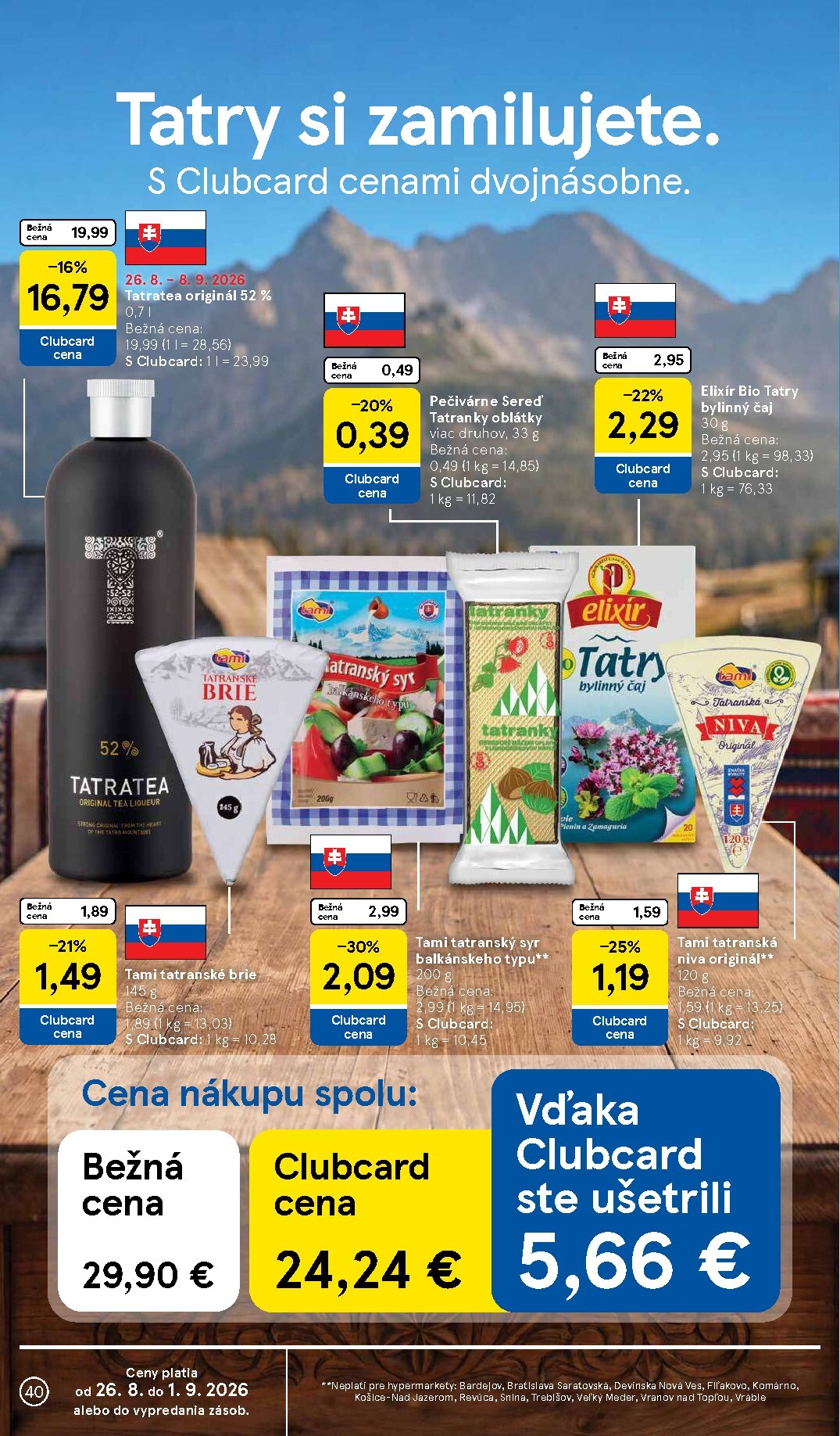 tesco - Nový Tesco leták od stredy, 26.08.2026 do utorka, 01.09.2026 - page: 40