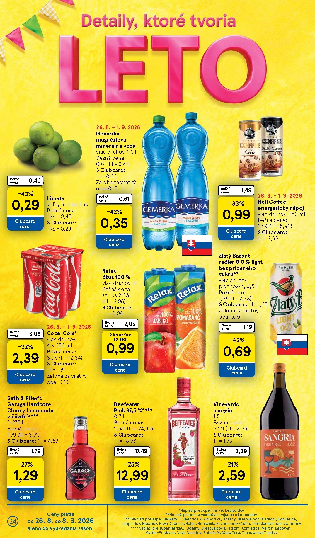 tesco - Nový Tesco supermarket leták od stredy, 26.08.2026 do utorka, 01.09.2026 - page: 24