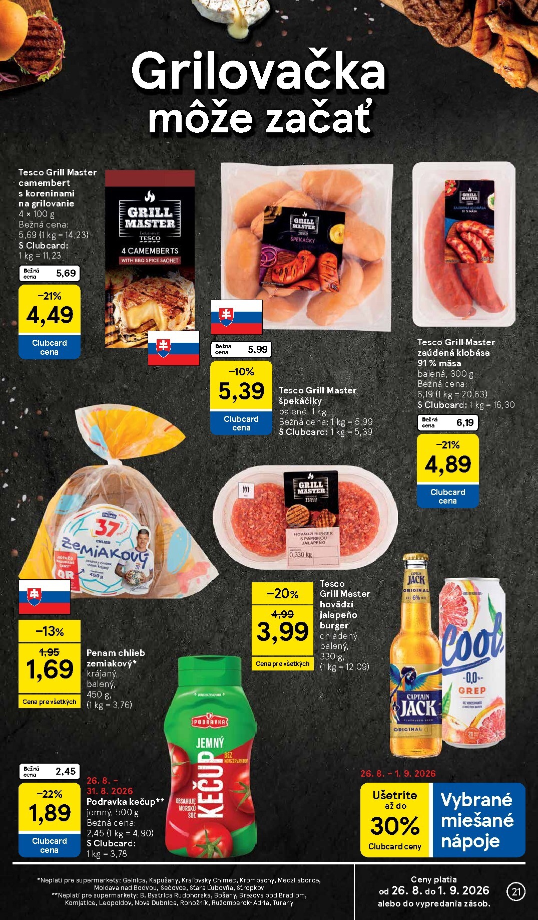 tesco - Nový Tesco supermarket leták od stredy, 26.08.2026 do utorka, 01.09.2026 - page: 21