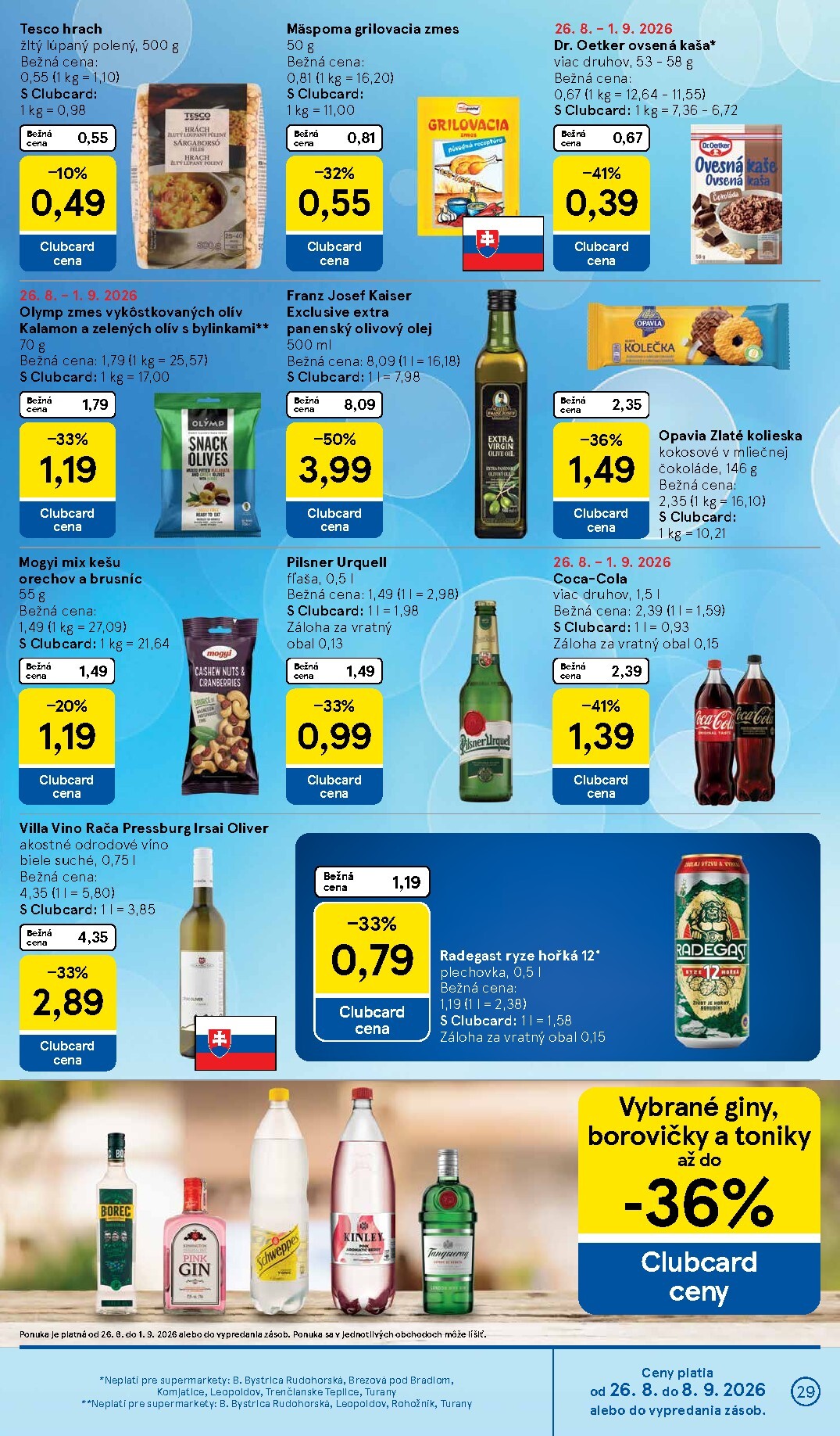 tesco - Nový Tesco supermarket leták od stredy, 26.08.2026 do utorka, 01.09.2026 - page: 29