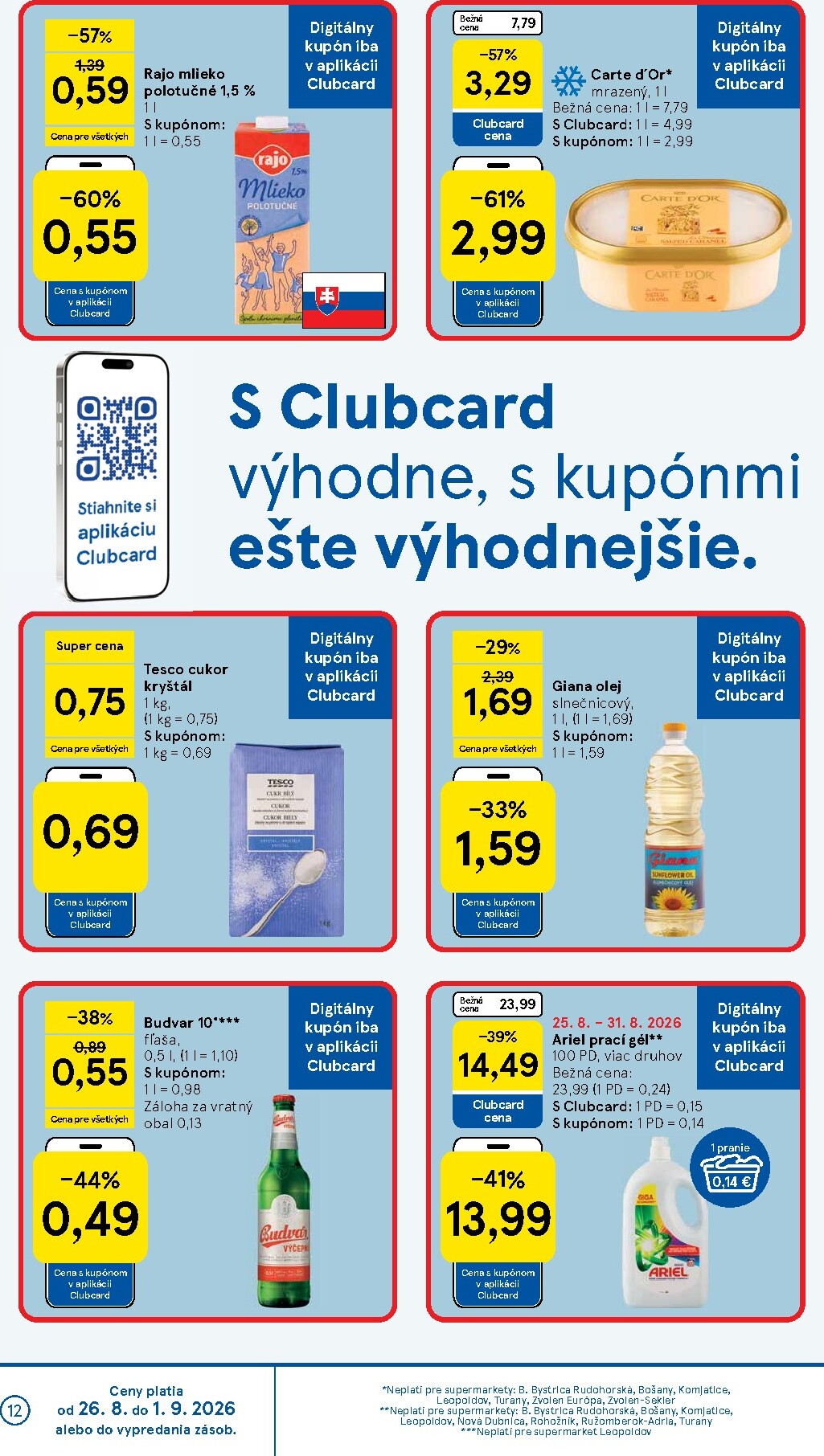 tesco - Nový Tesco supermarket leták od stredy, 26.08.2026 do utorka, 01.09.2026 - page: 12
