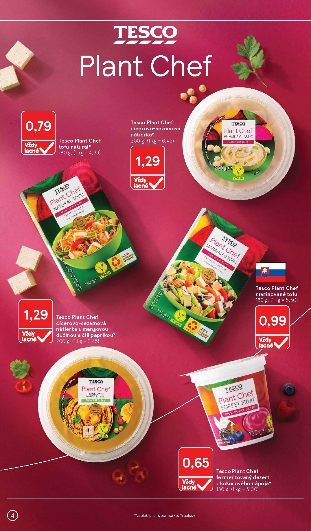 tesco - Aktuálny Tesco - Vlastné značky leták od pondelka, 24.08.2026 do nedele, 20.09.2026 - page: 4