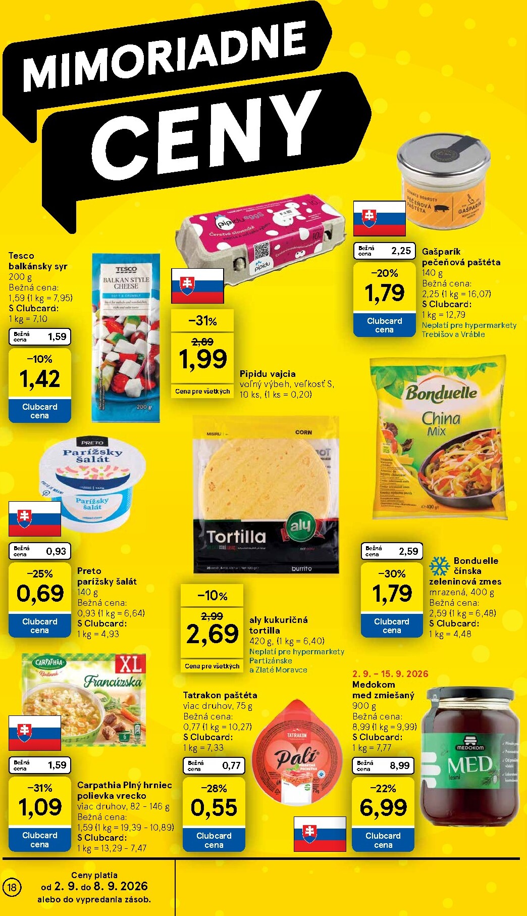 tesco - Nový Tesco leták od stredy, 02.09.2026 do utorka, 08.09.2026 - page: 18