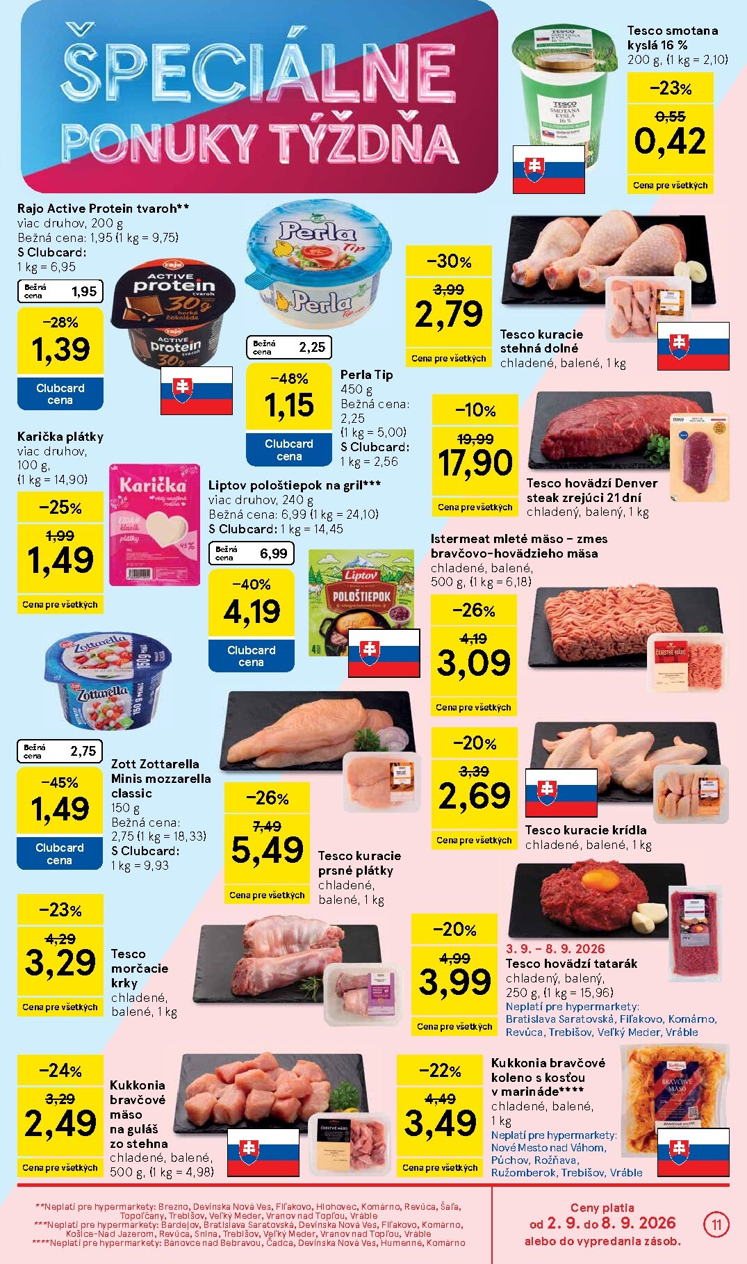 tesco - Nový Tesco leták od stredy, 02.09.2026 do utorka, 08.09.2026 - page: 11