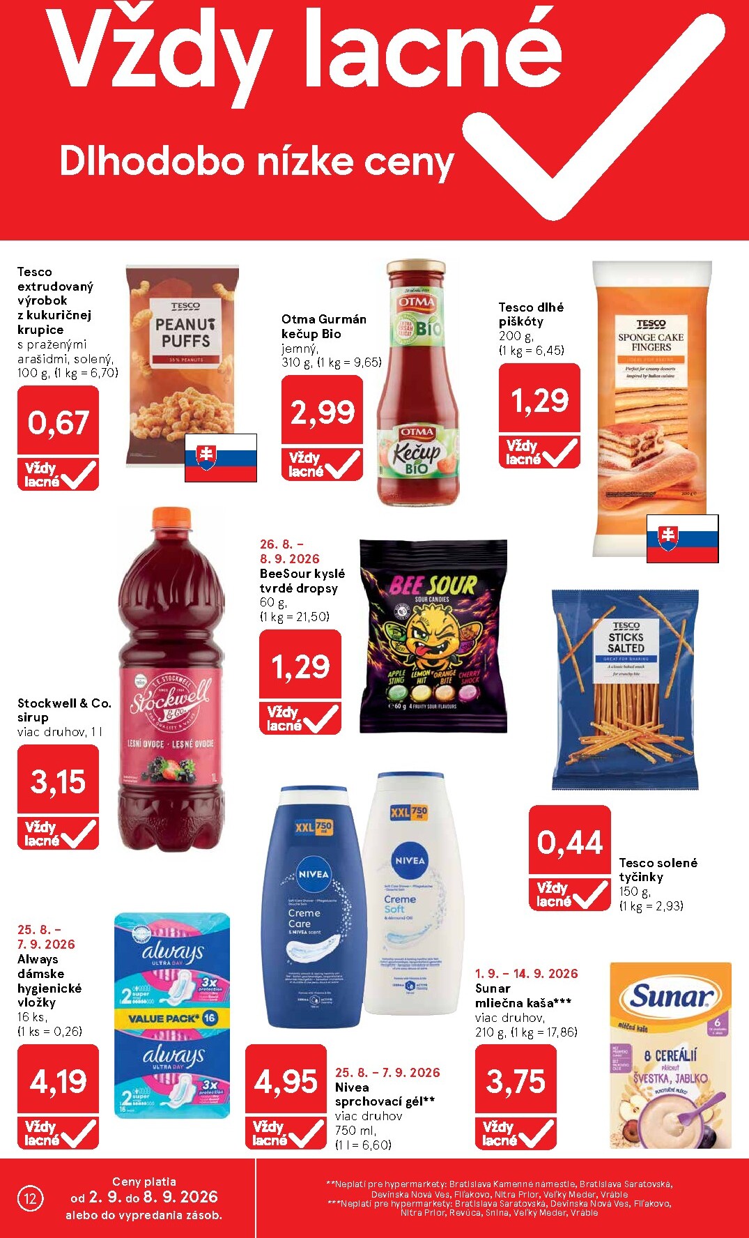 tesco - Nový Tesco leták od stredy, 02.09.2026 do utorka, 08.09.2026 - page: 12