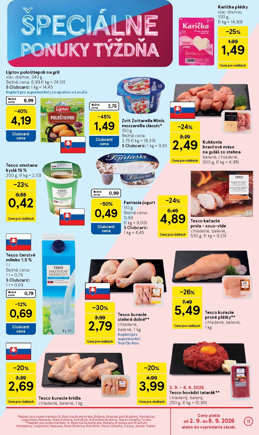 tesco - Nový Tesco supermarket leták od stredy, 02.09.2026 do utorka, 08.09.2026 - page: 11