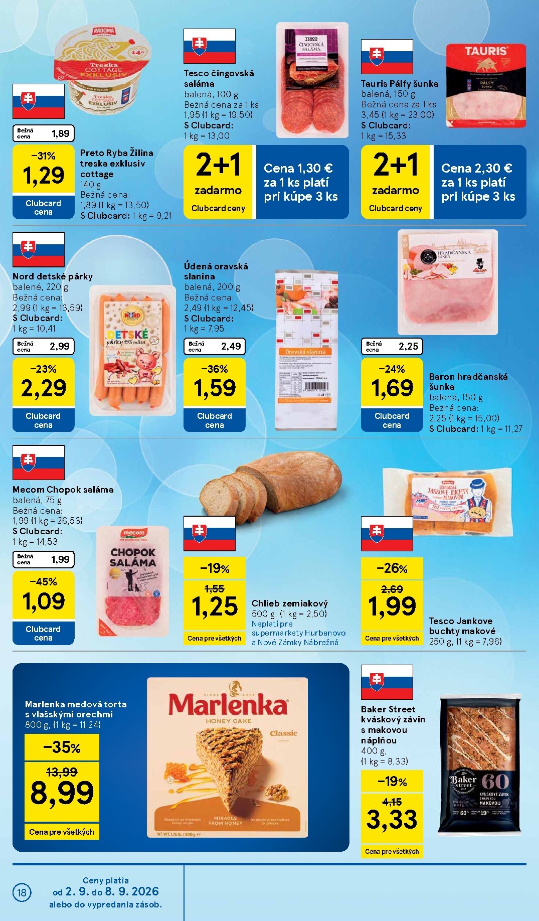 tesco - Nový Tesco supermarket leták od stredy, 02.09.2026 do utorka, 08.09.2026 - page: 18