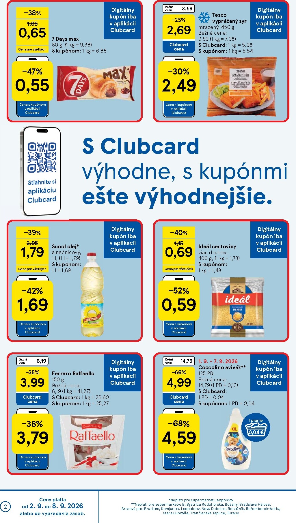 tesco - Nový Tesco supermarket leták od stredy, 02.09.2026 do utorka, 08.09.2026 - page: 2