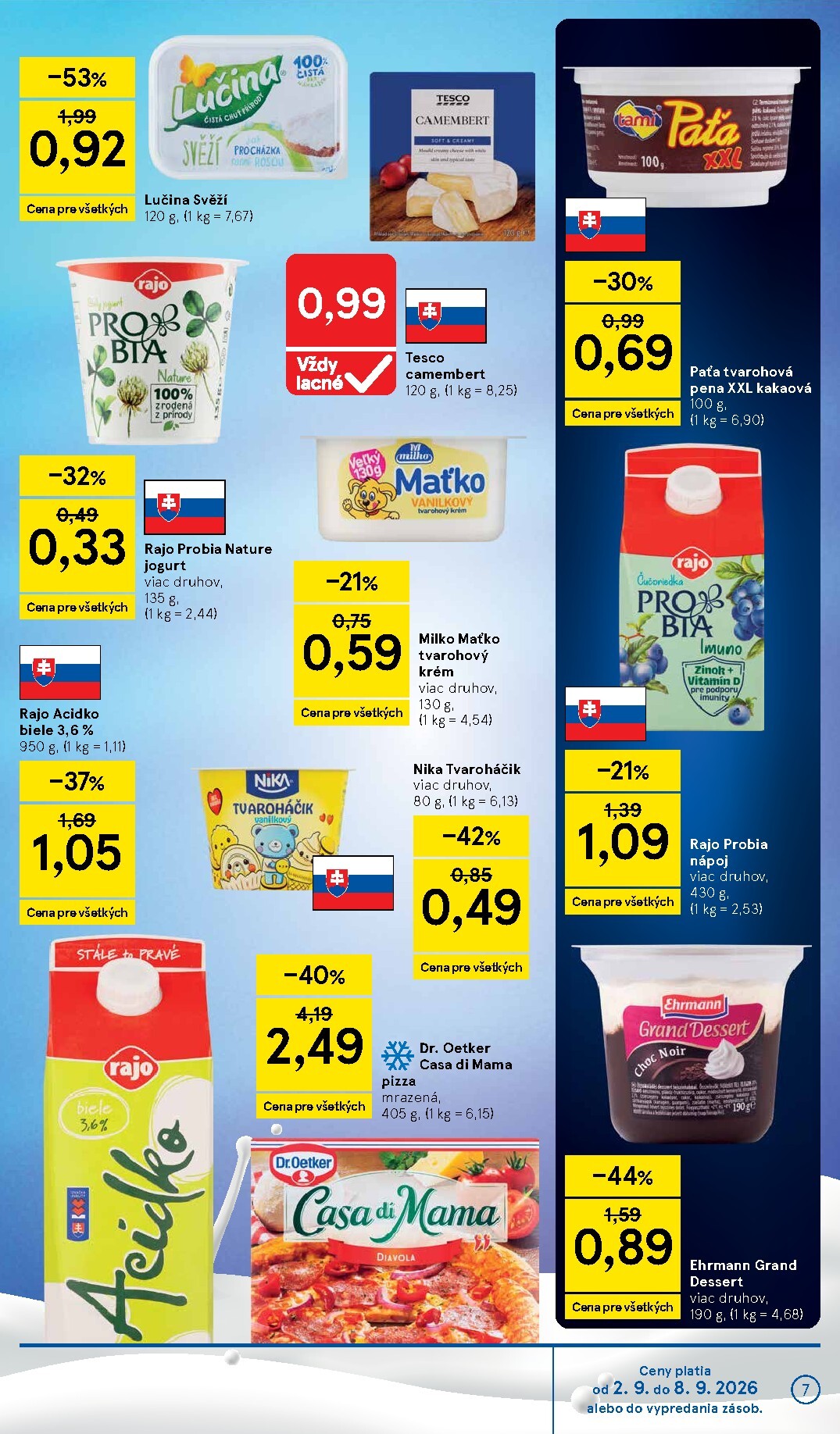 tesco - Nový Tesco supermarket leták od stredy, 02.09.2026 do utorka, 08.09.2026 - page: 7