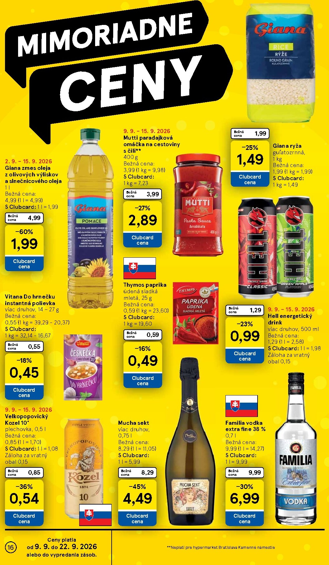 tesco - Nový Tesco leták od stredy, 09.09.2026 do utorka, 15.09.2026 - page: 16
