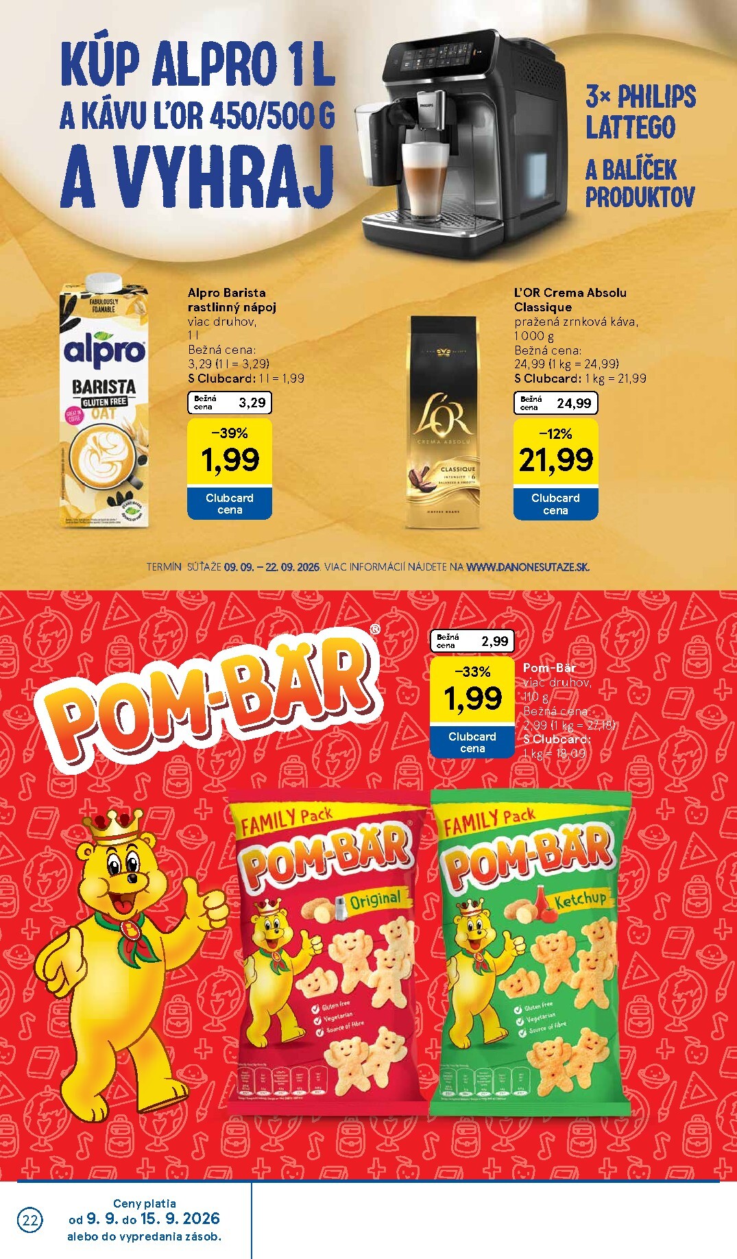 tesco - Nový Tesco leták od stredy, 09.09.2026 do utorka, 15.09.2026 - page: 22