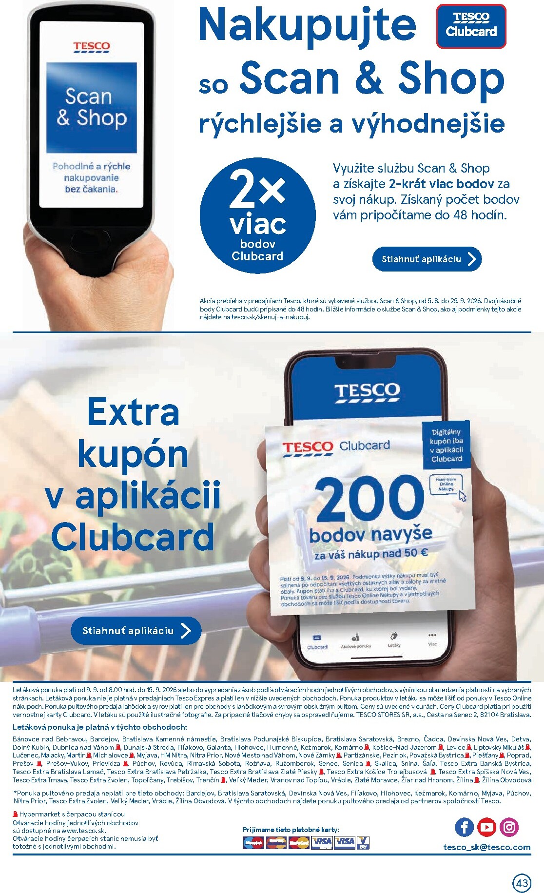 tesco - Nový Tesco leták od stredy, 09.09.2026 do utorka, 15.09.2026 - page: 43