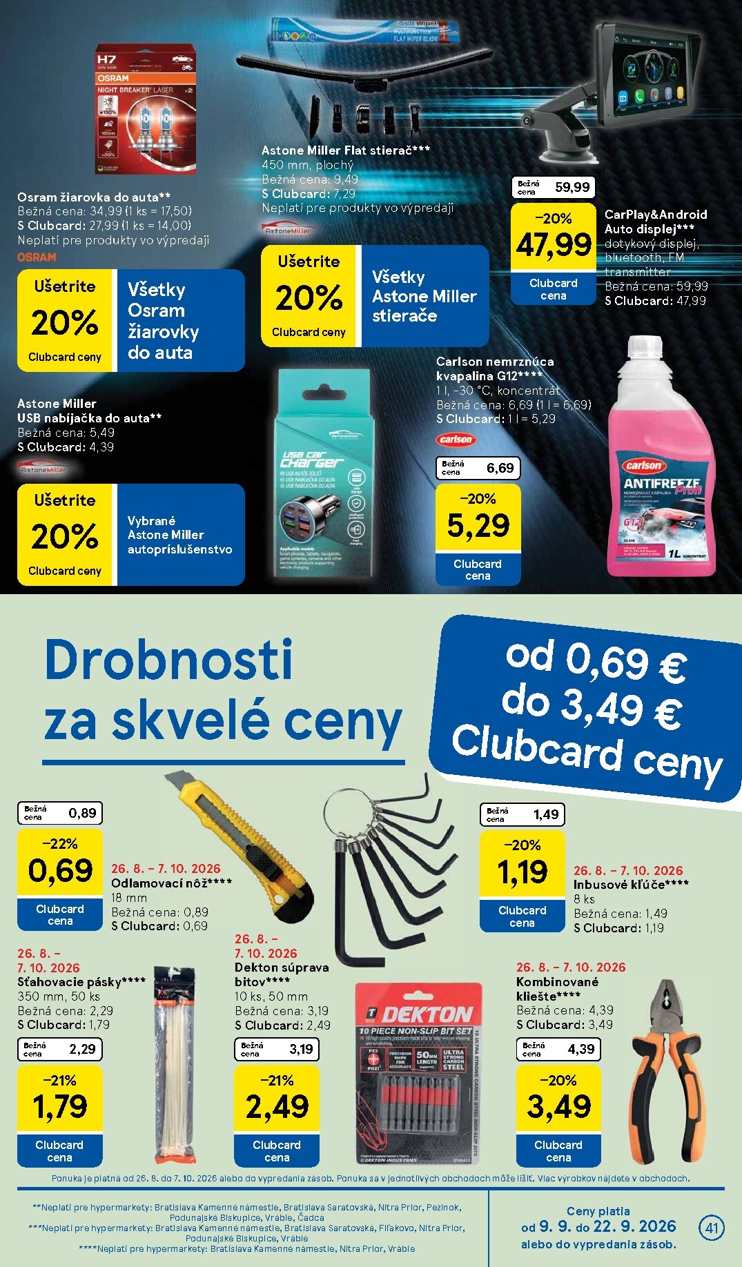 tesco - Nový Tesco leták od stredy, 09.09.2026 do utorka, 15.09.2026 - page: 41