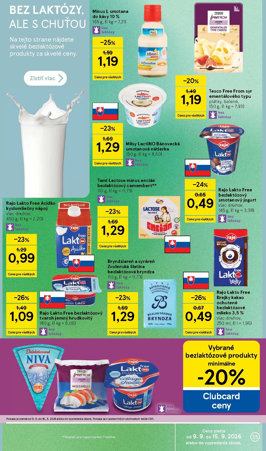 tesco - Nový Tesco leták od stredy, 09.09.2026 do utorka, 15.09.2026 - page: 25