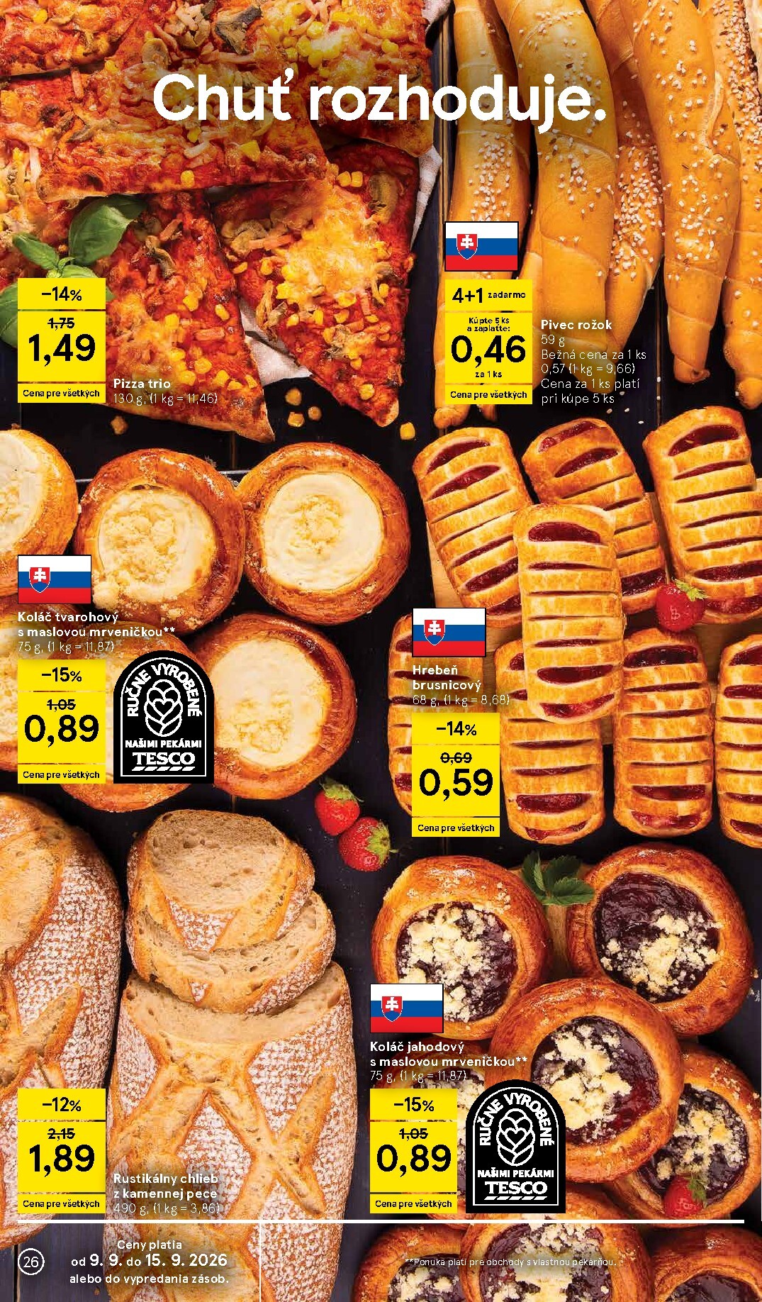 tesco - Nový Tesco leták od stredy, 09.09.2026 do utorka, 15.09.2026 - page: 26