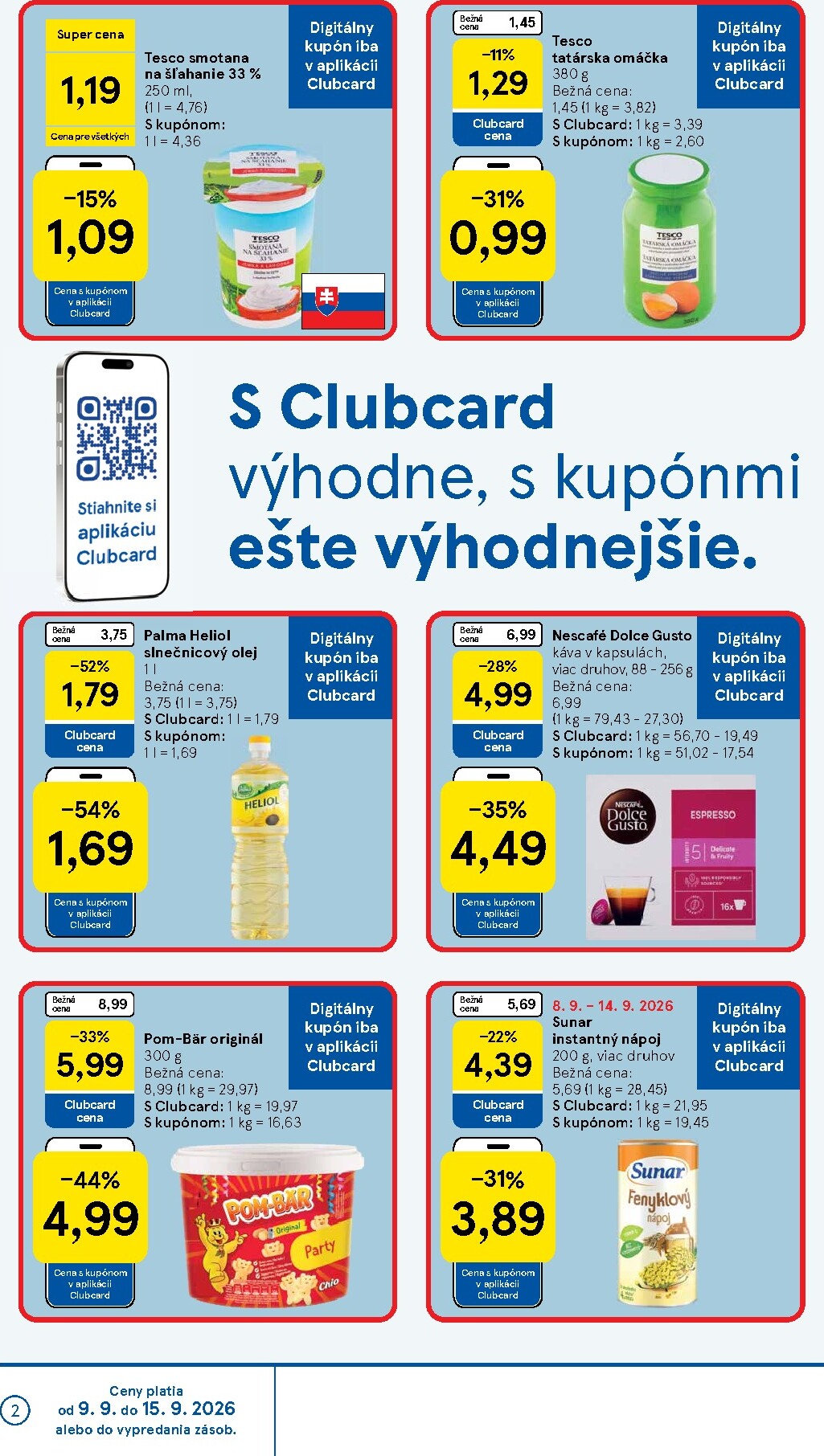 tesco - Nový Tesco leták od stredy, 09.09.2026 do utorka, 15.09.2026 - page: 2