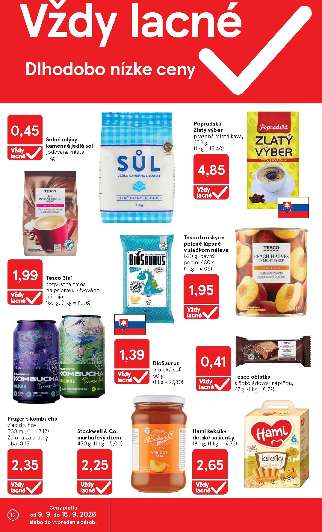 tesco - Nový Tesco leták od stredy, 09.09.2026 do utorka, 15.09.2026 - page: 12