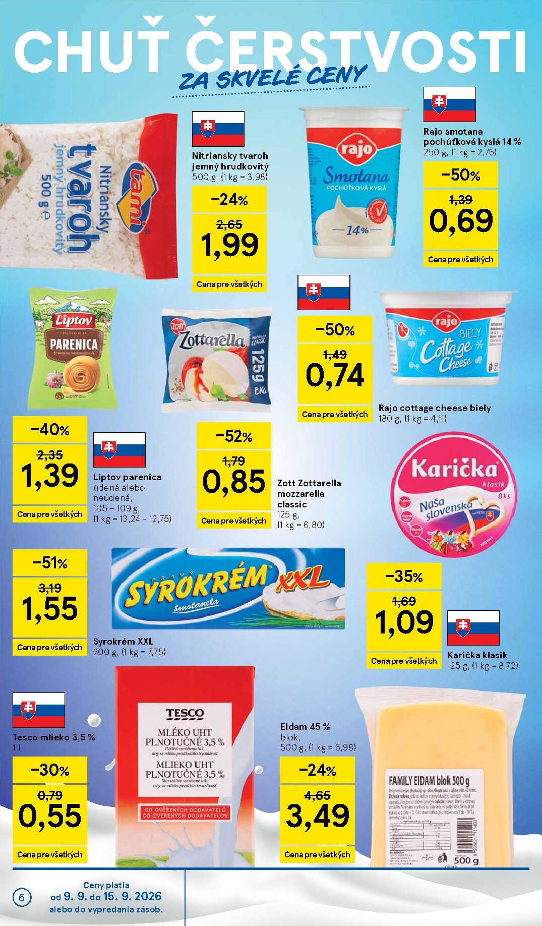 tesco - Nový Tesco supermarket leták od stredy, 09.09.2026 do utorka, 15.09.2026 - page: 6