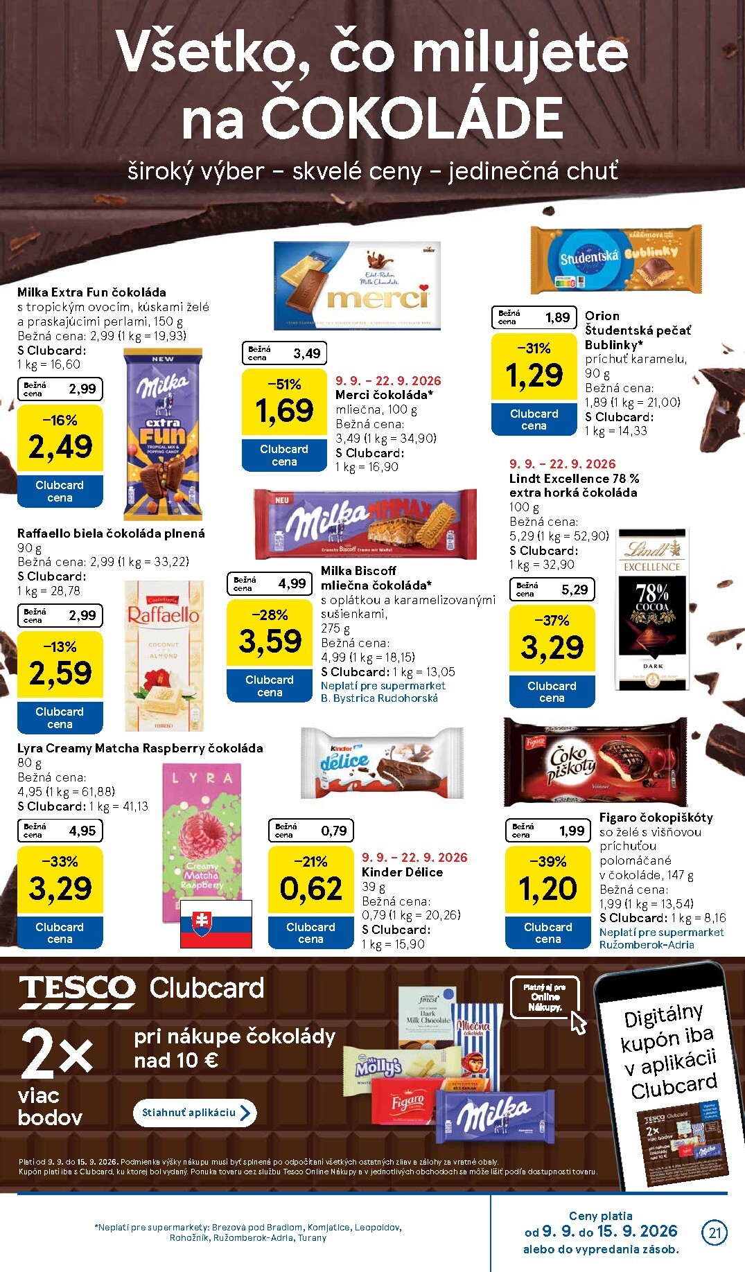 tesco - Nový Tesco supermarket leták od stredy, 09.09.2026 do utorka, 15.09.2026 - page: 21
