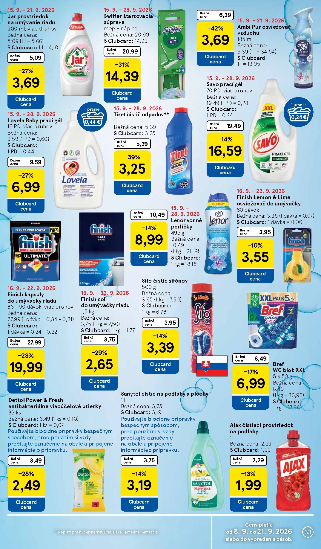 tesco - Nový Tesco leták od stredy, 16.09.2026 do utorka, 22.09.2026 - page: 33
