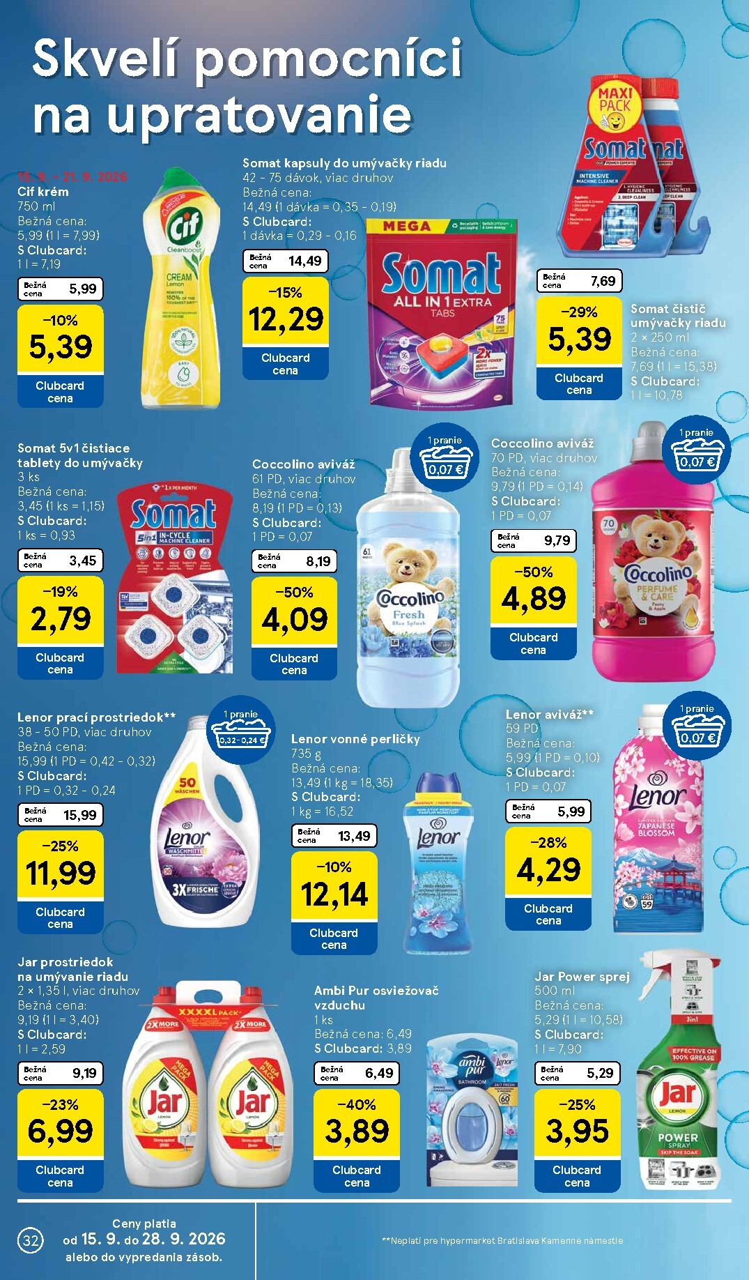 tesco - Nový Tesco leták od stredy, 16.09.2026 do utorka, 22.09.2026 - page: 32