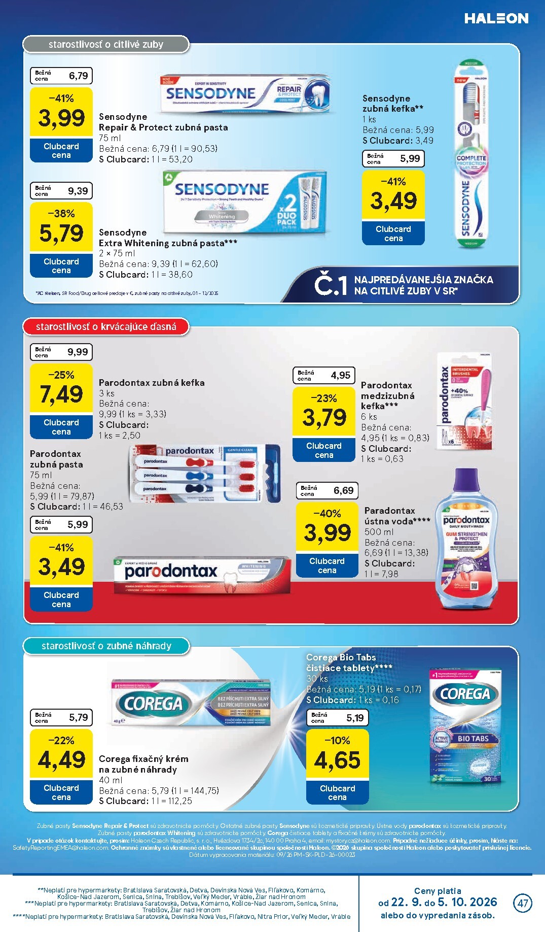tesco - Nový Tesco leták od stredy, 23.09.2026 do utorka, 29.09.2026 - page: 47